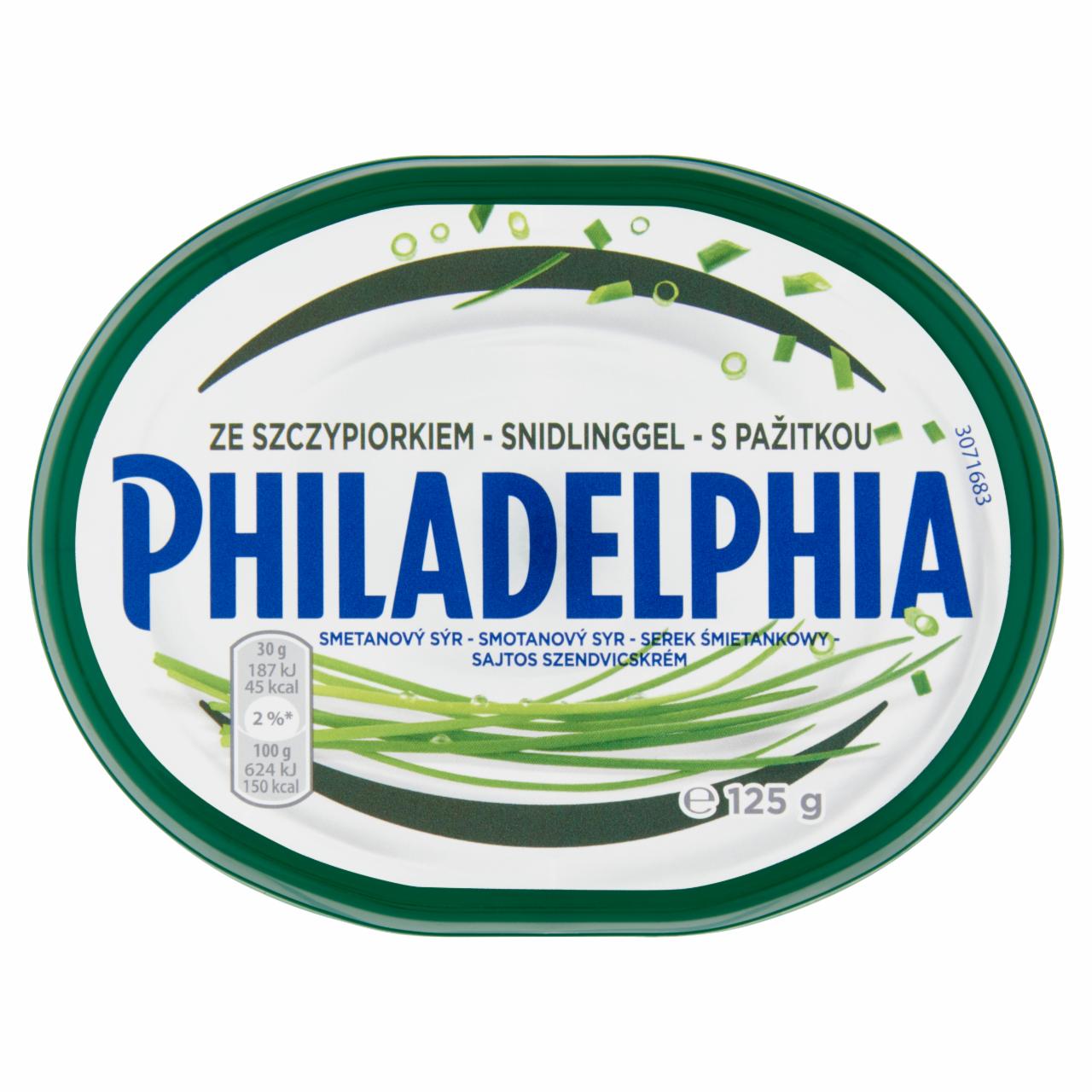 Képek - Philadelphia sajtos szendvicskrém snidlinggel 125 g