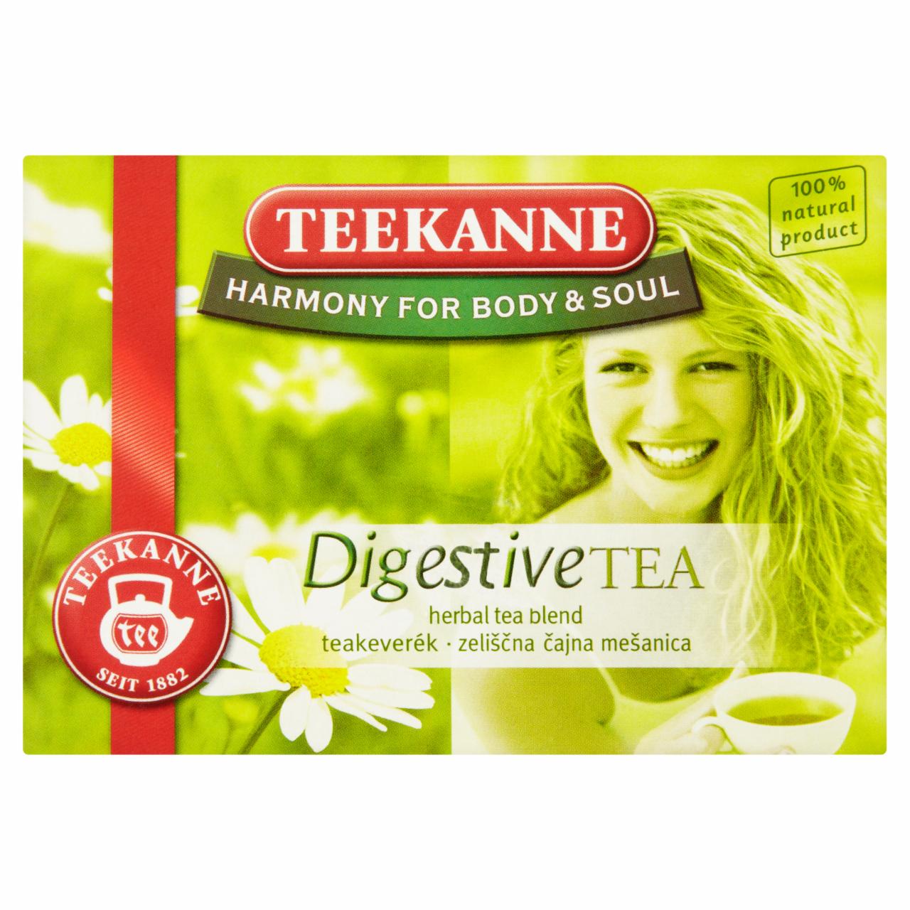 Képek - Teekanne Harmony for Body & Soul Digestive Tea teakeverék 16 teatasak 28,8 g