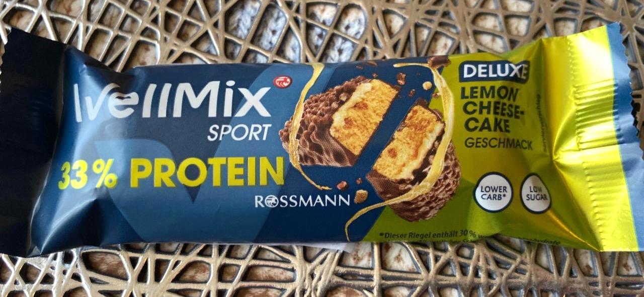 Képek - Citrom és sajttorta ízű fehérje szelet Wellmix Sport