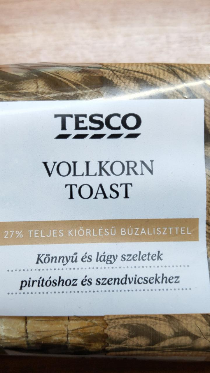 Képek - Toastkenyér teljes kiőrlésű Tesco