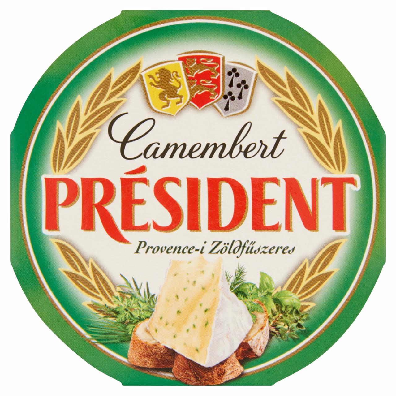 Képek - Président provence-i zöldfűszeres camembert 120 g