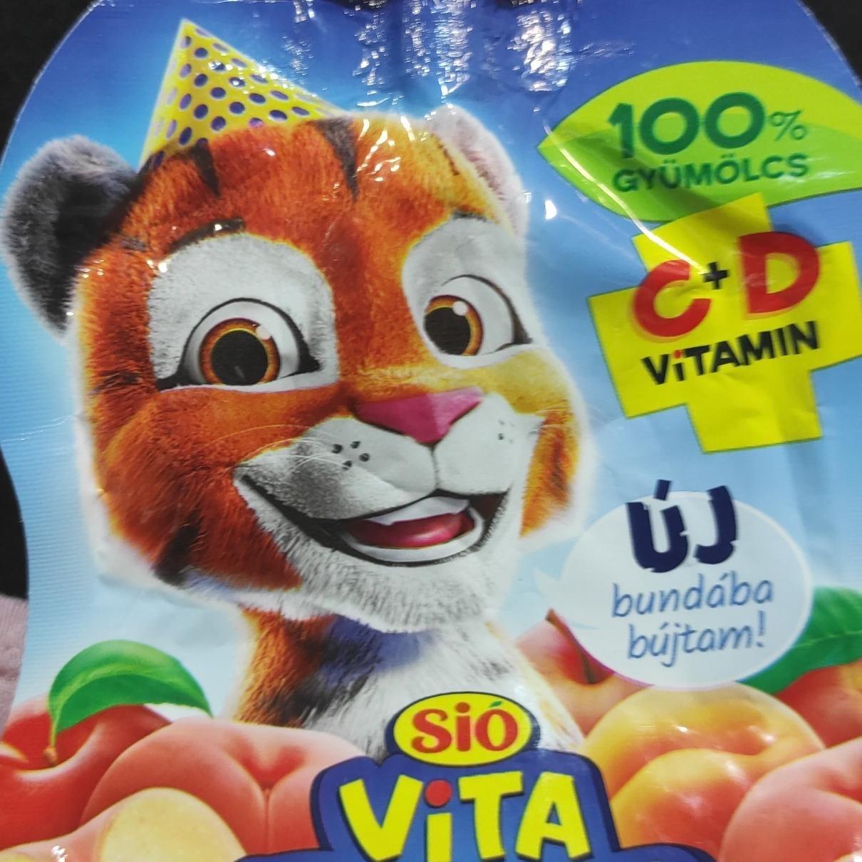 Képek - Sió Vitatigris barackos gyümölcspüré 90 g