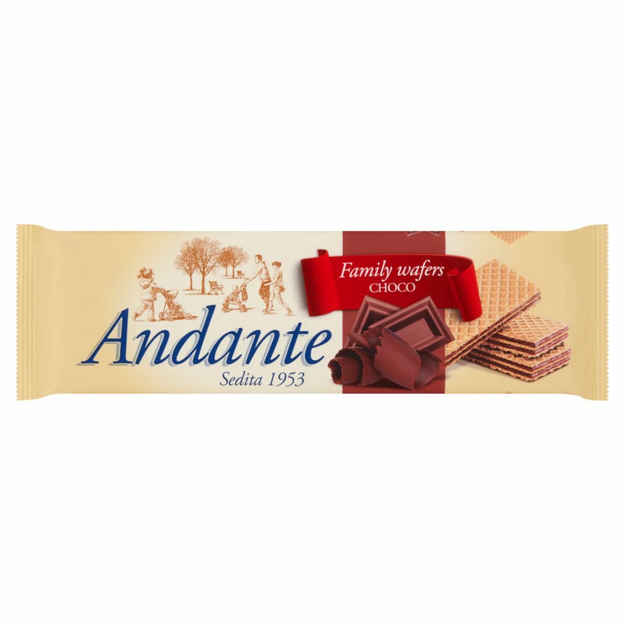 Képek - Andante kakaós-csokoládés krémmel töltött ostya 130 g