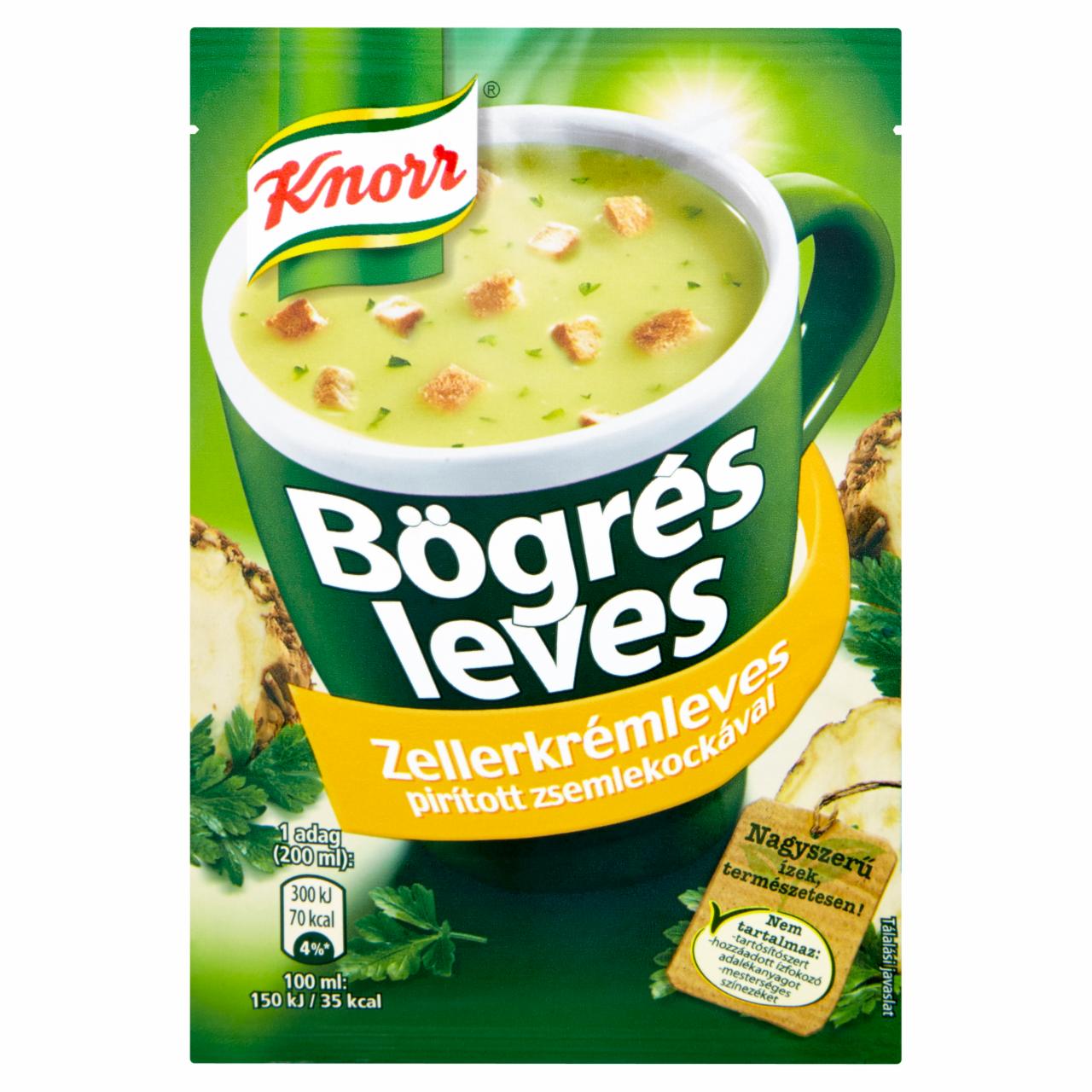 Képek - Knorr Bögrés Leves zellerkrémleves pirított zsemlekockával 14 g