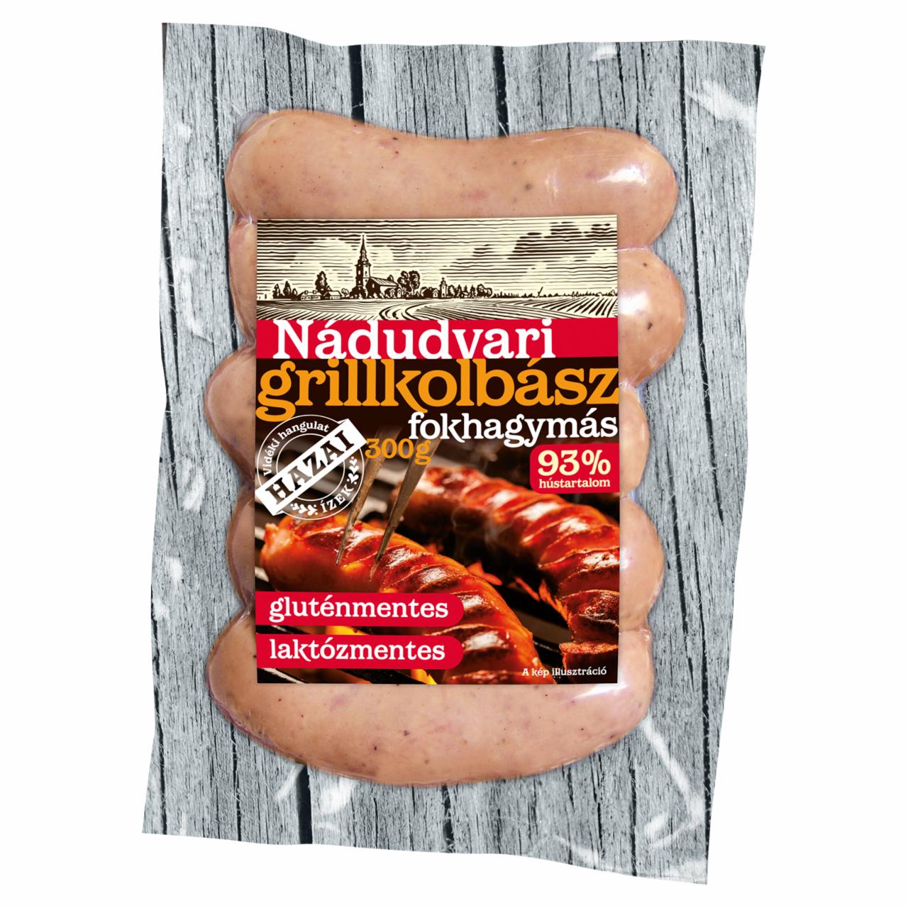 Képek - Nádudvari fokhagymás sertés grillkolbász 300 g