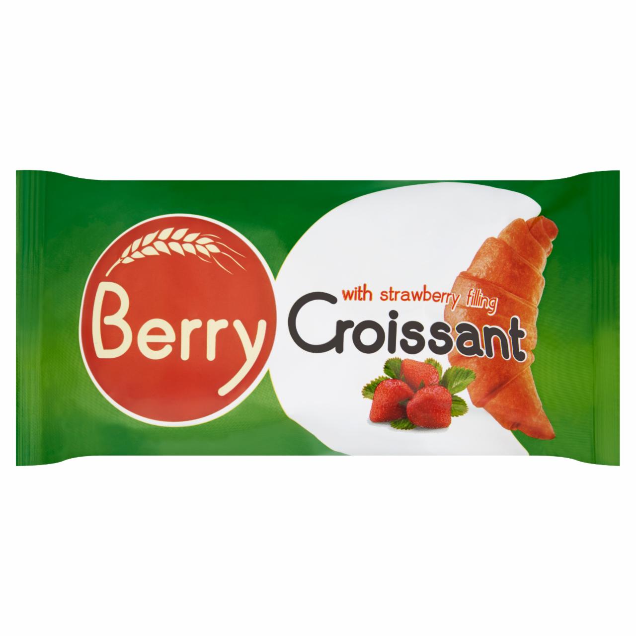 Képek - Berry epres töltelékkel töltött croissant 50 g