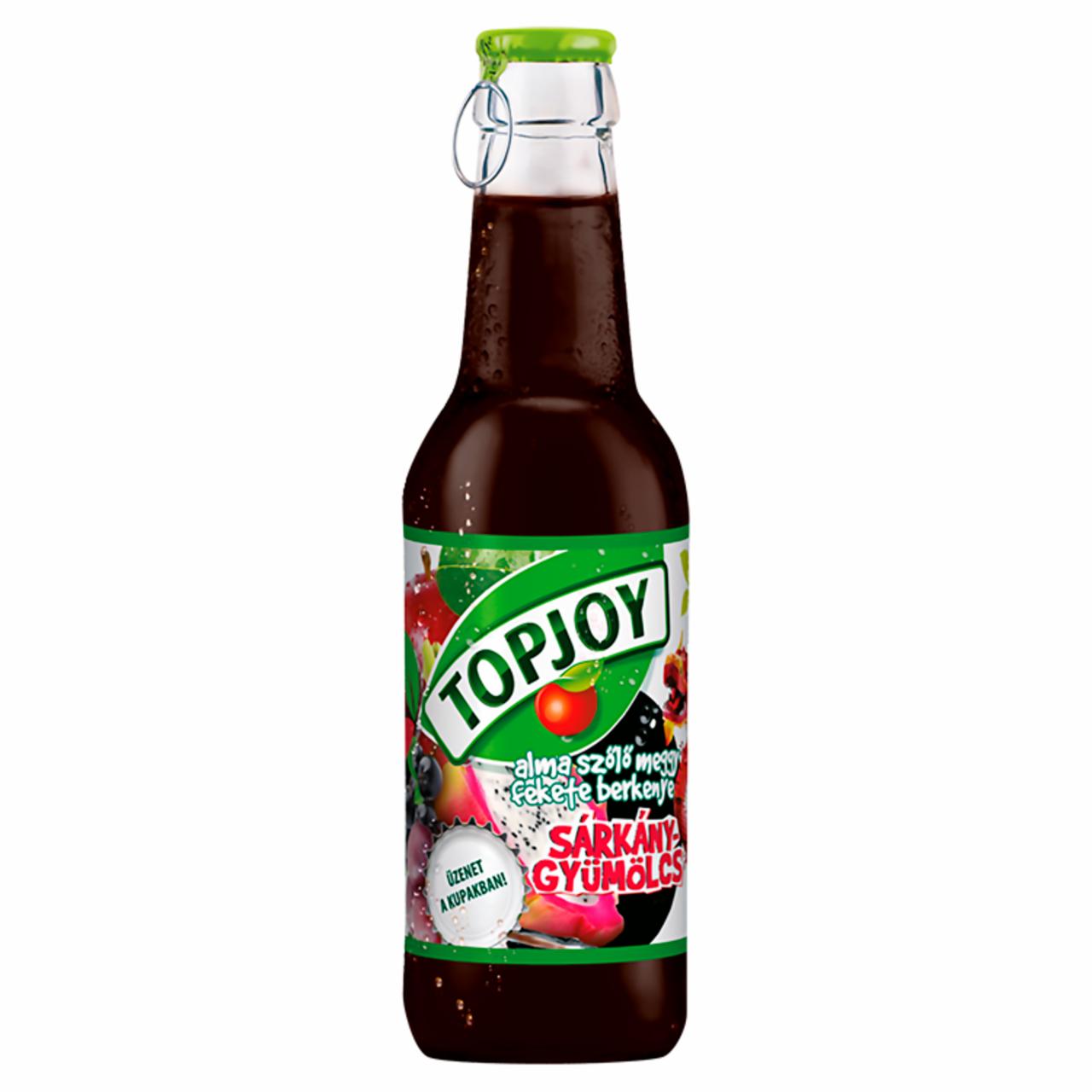 Képek - Topjoy alma-szőlő-meggy-fekete berkenye-sárkánygyümölcs ital 250 ml