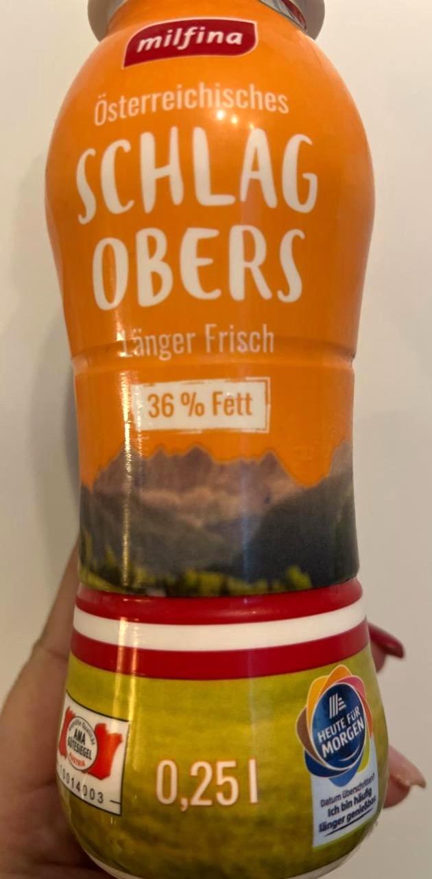 Képek - Schlag obers 36% Fett Milfina