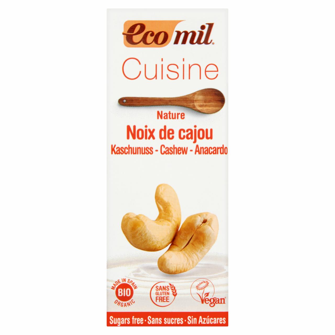 Képek - EcoMil Cuisine BIO konyhai alapanyag kesudióval 200 ml