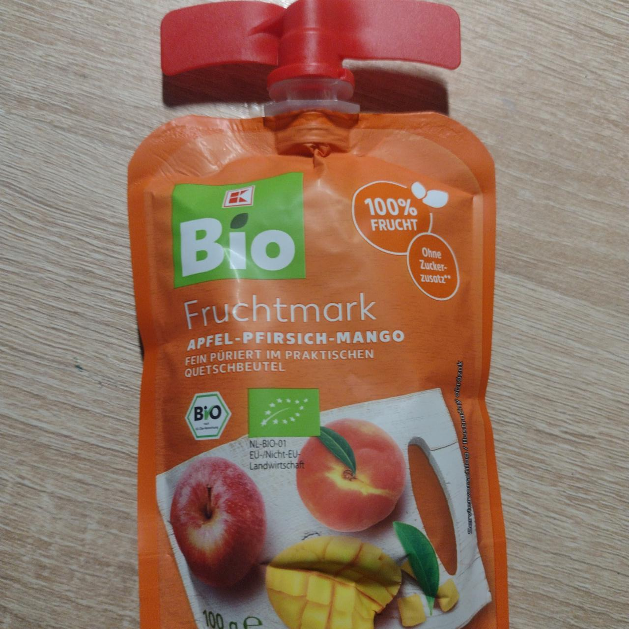 Képek - Fruchtmark Apfel Pfirsich Mango K-Bio