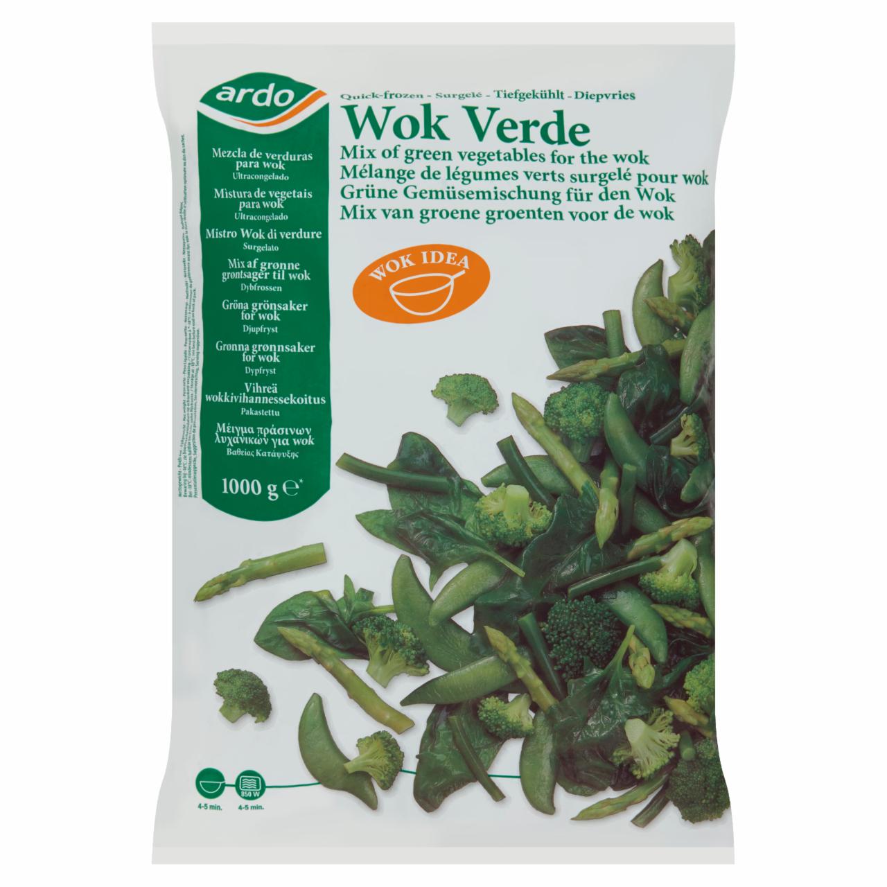 Képek - Ardo Wok Verde gyorsfagyasztott zöldségkeverék 1 kg