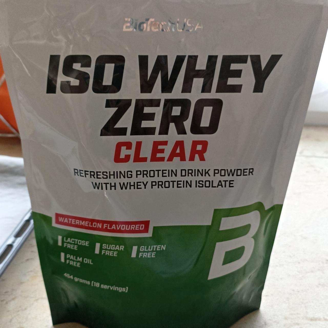 Képek - ISO whey zero clear Watermelon flavoured BioTechUSA