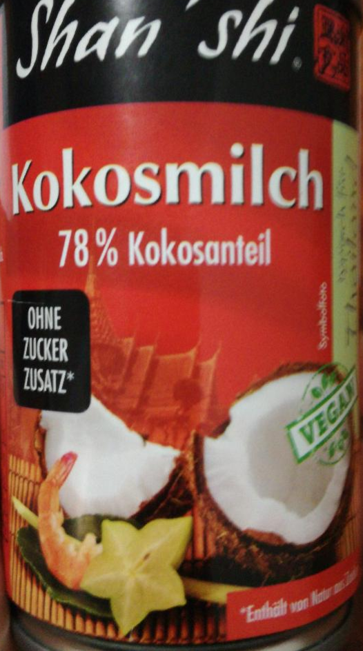 Képek - Kokosmilch 78% Kokosanteil Shan'shi