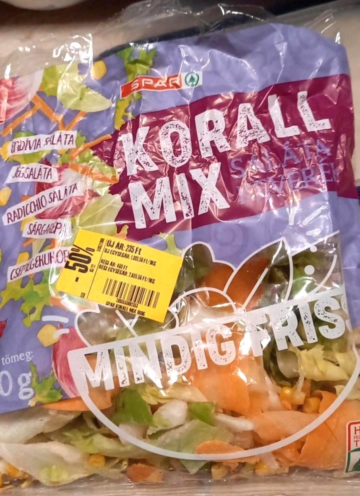 Képek - Korall saláta mix Spar