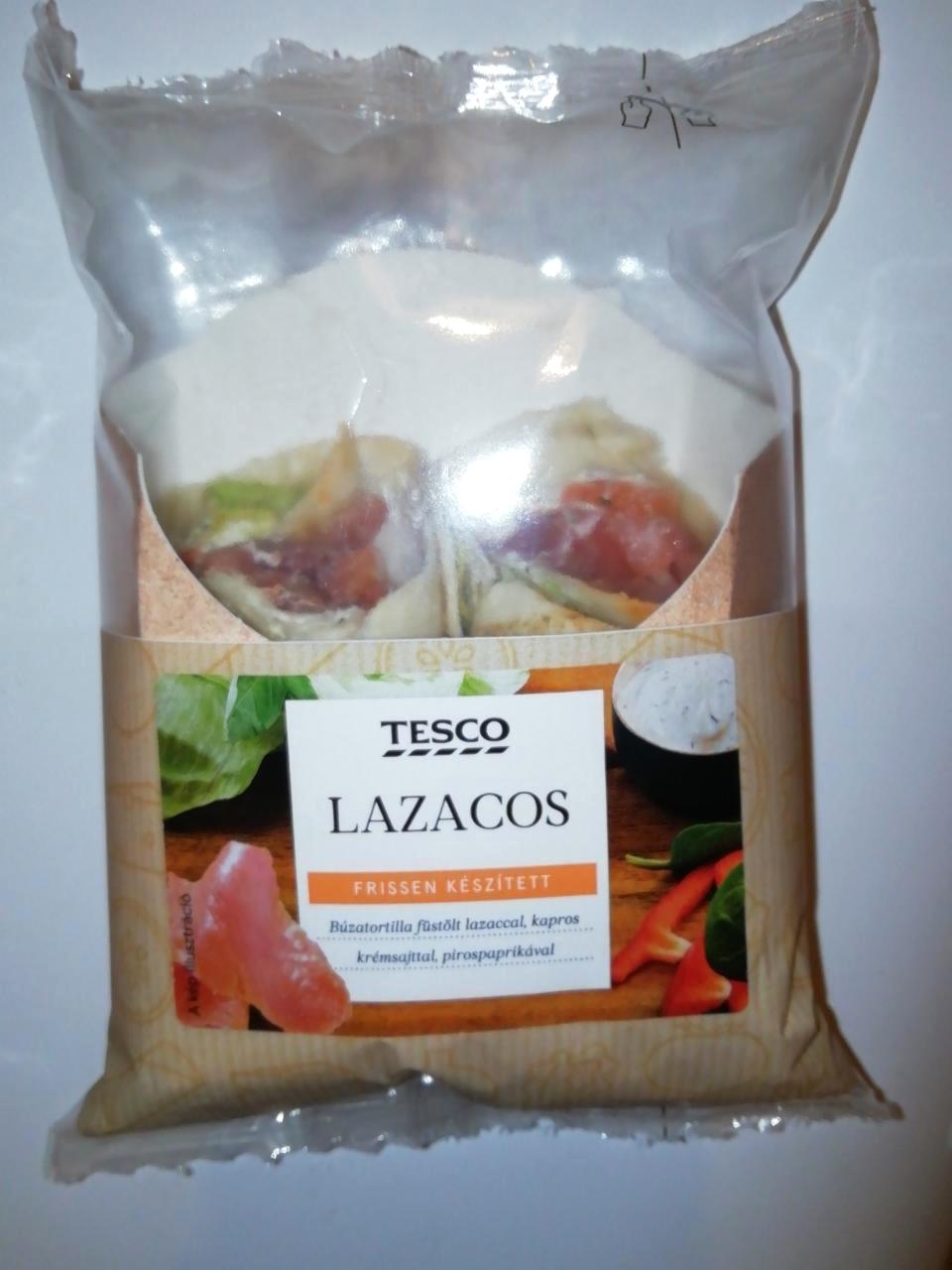 Képek - Lazacos wrap Tesco