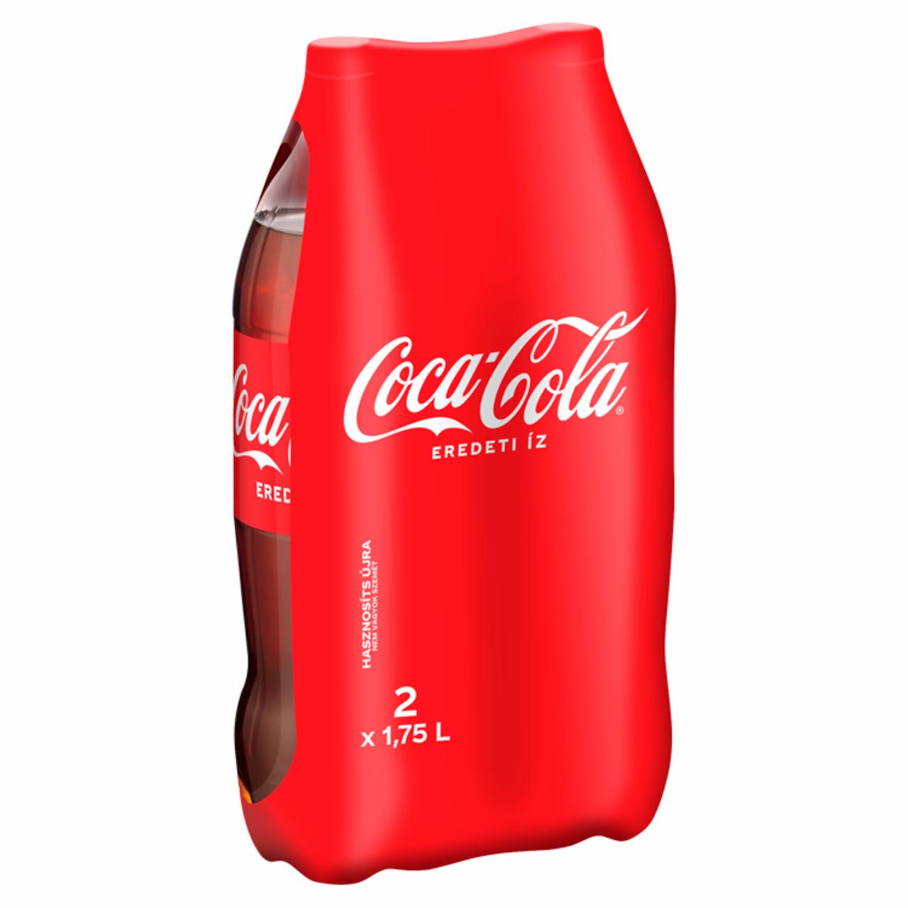Képek - Coca-Cola colaízű szénsavas üdítőital 2 x 1,75 l