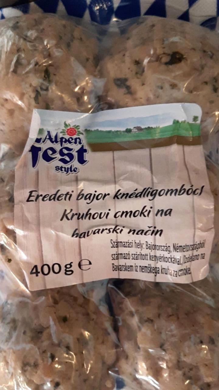 Képek - Eredeti bajor knédligombóc Alpen fest style