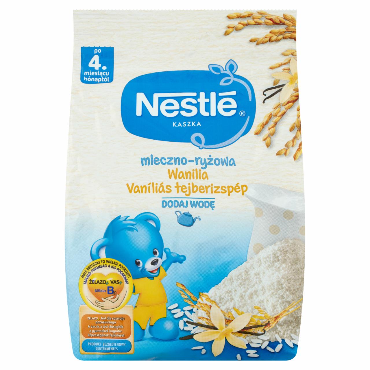 Képek - Nestlé vaníliás tejberizspép 4. hónaptól 230 g