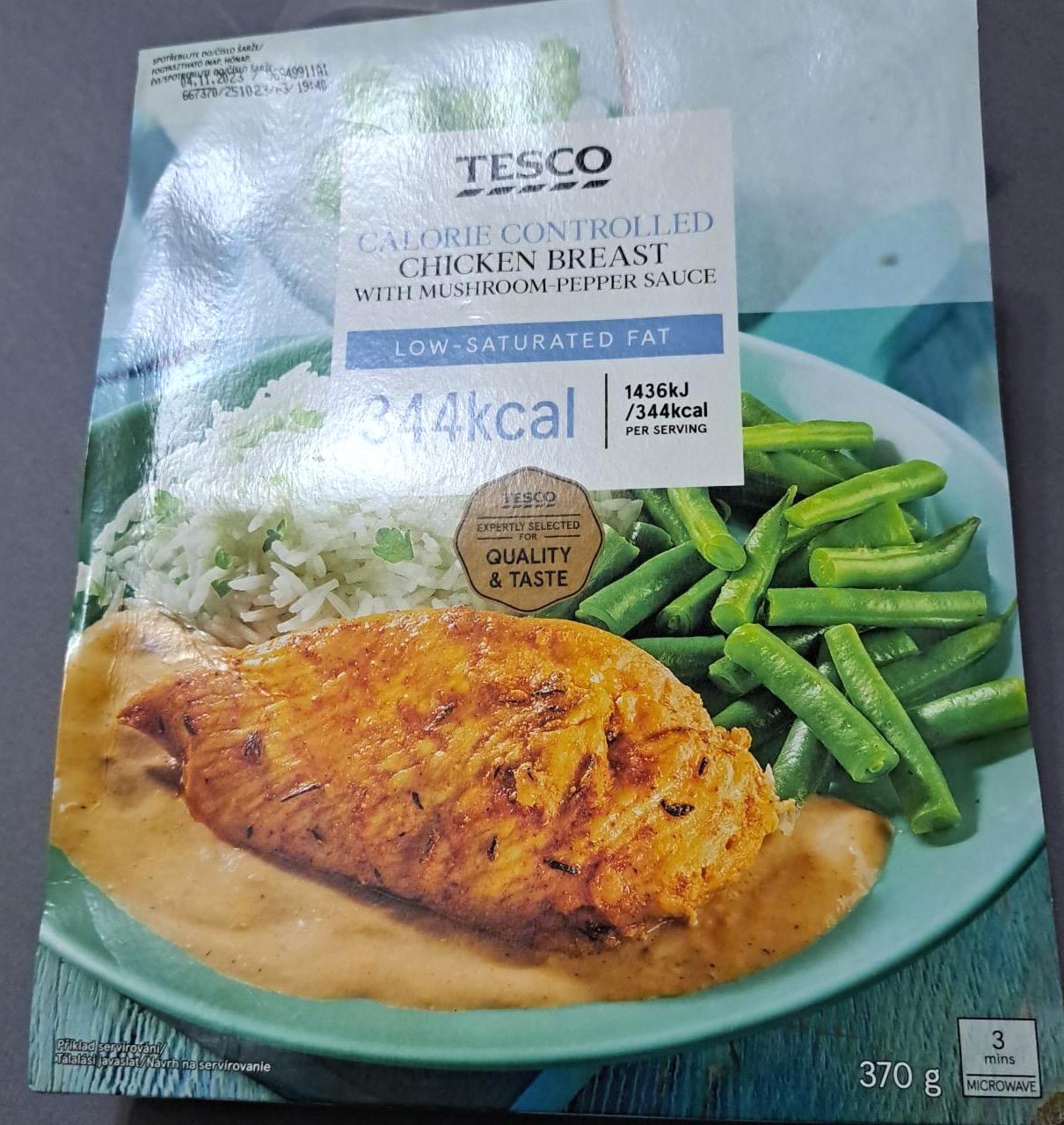 Képek - Calorie controlled chicken breast with mushroom-pepper sauce Tesco