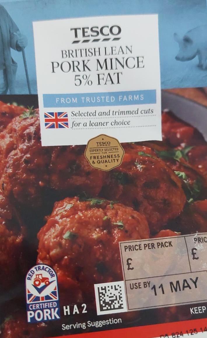 Képek - British lean pork mince 5% fat Tesco