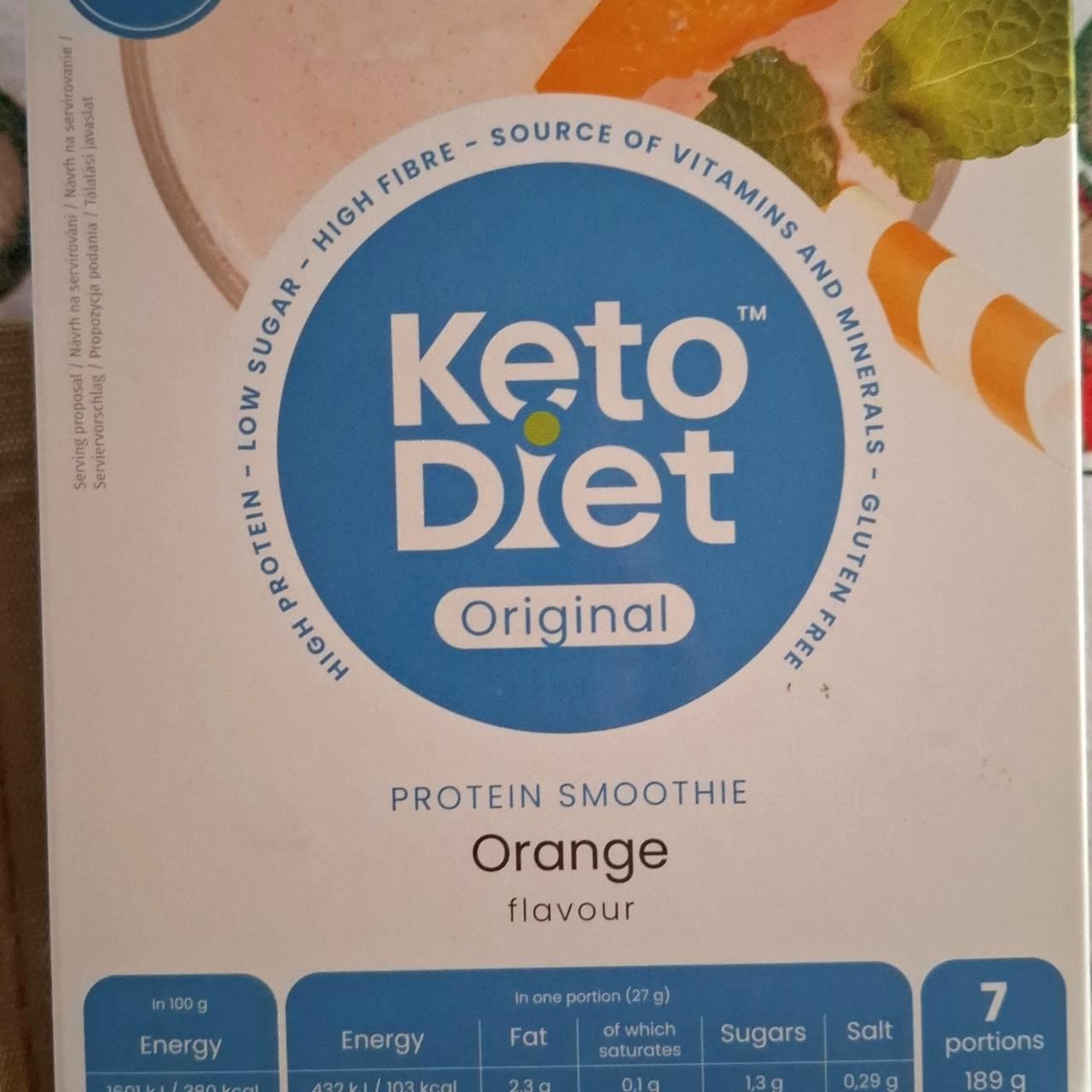 Képek - Protein smoothie orange KetoDiet