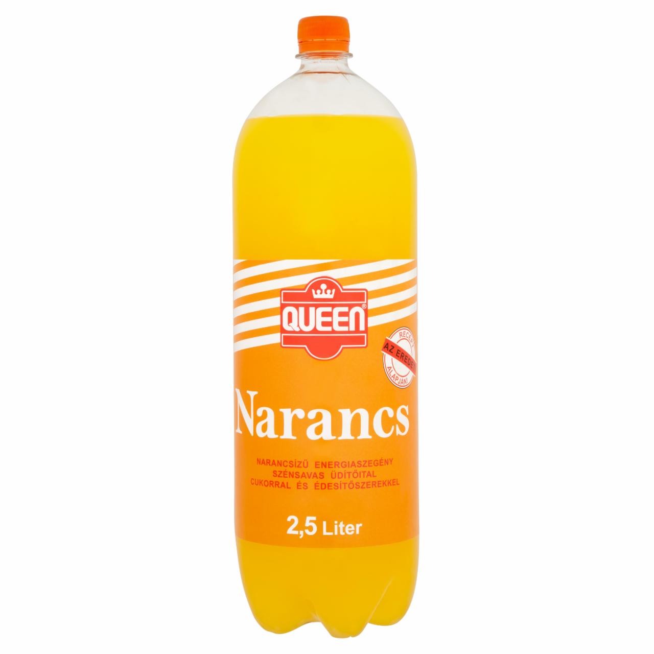 Képek - Queen narancsízű szénsavas üdítőital 2,5 l