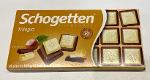 Képek - Schogetten Trilogia fehér csokoládé karamellizált mogyoróval, tejcsokoládén 100 g