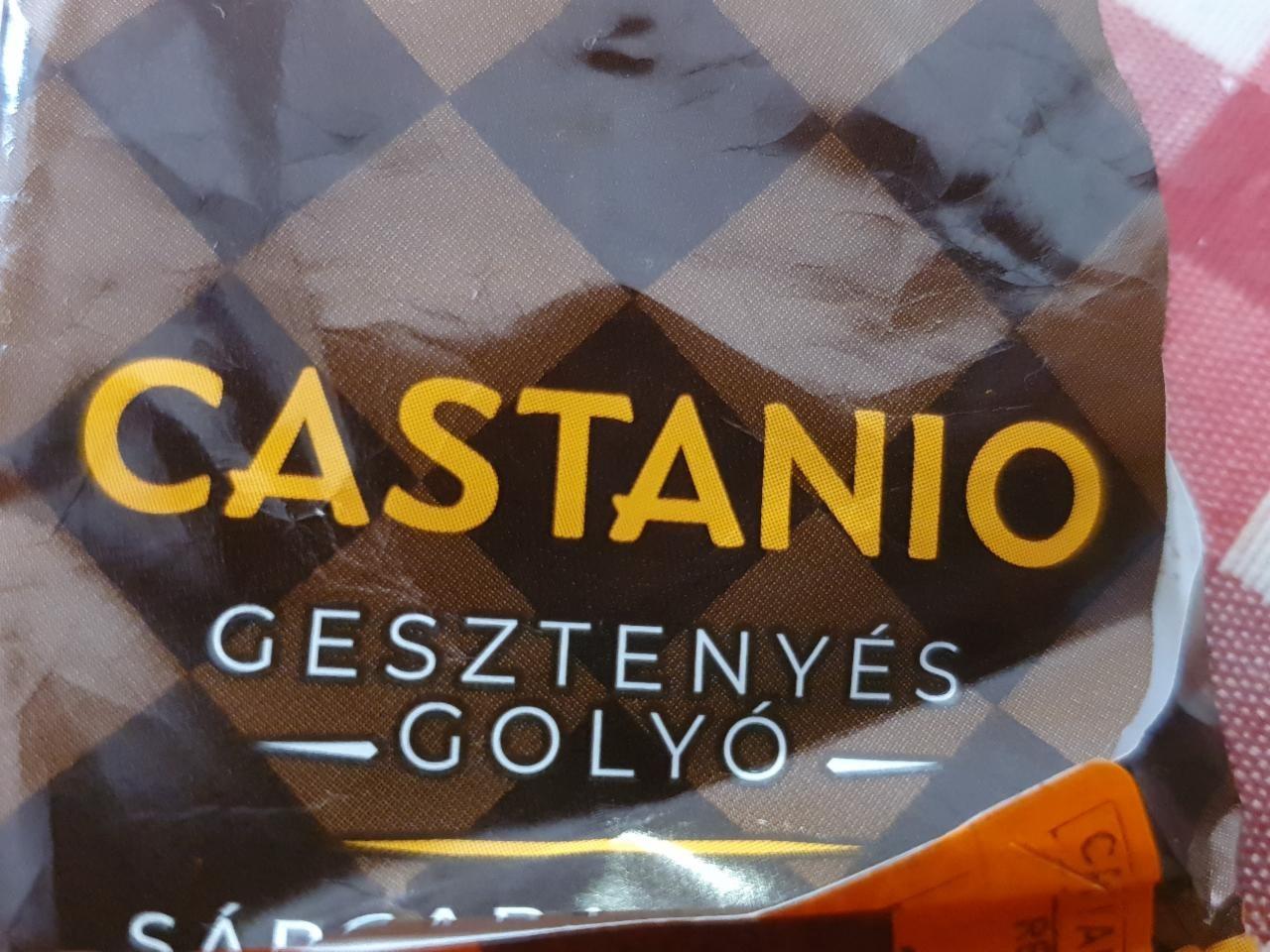 Képek - Gesztenyés golyó - barackos Castanio