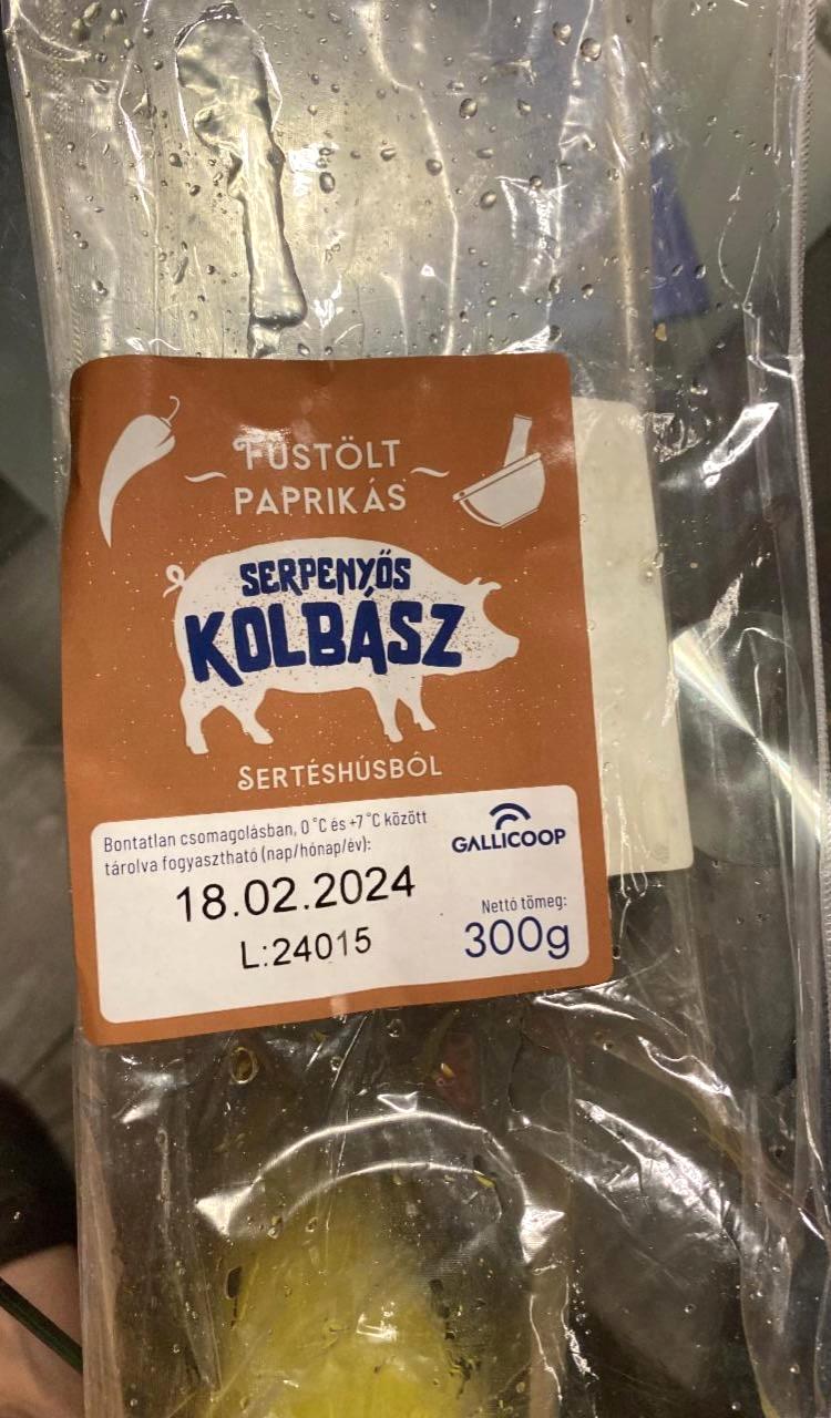 Képek - Serpenyős kolbász füstölt paprikás Gallicoop