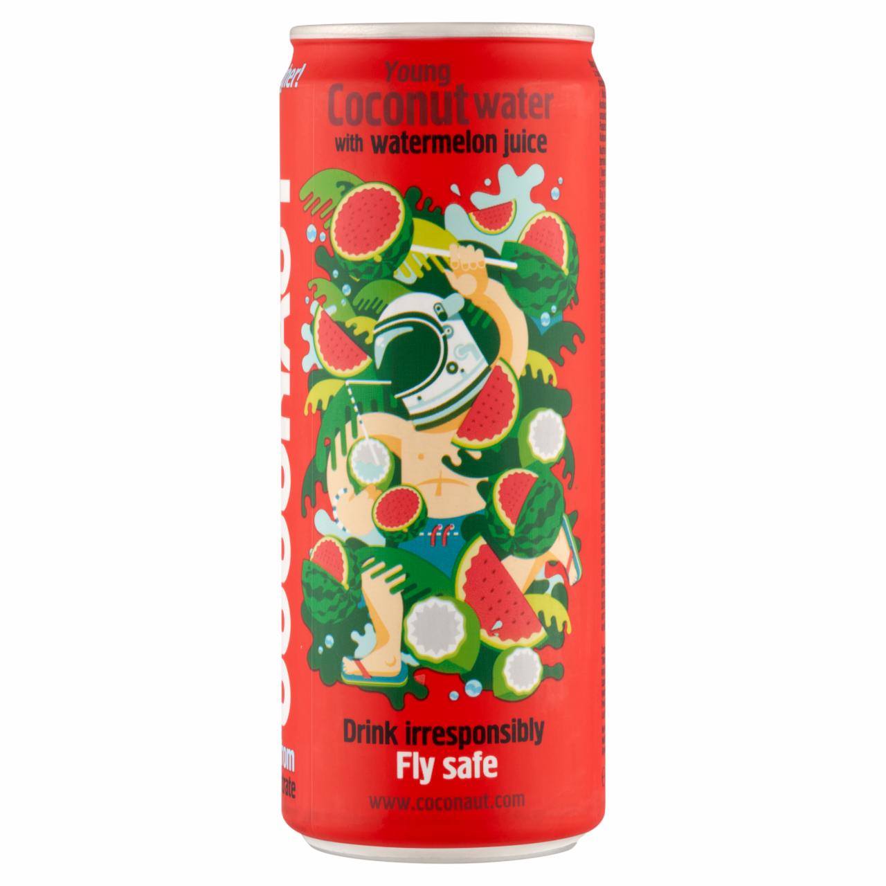 Képek - Coconaut kókuszvíz fiatal kókuszdióból görögdinnyelével 320 ml