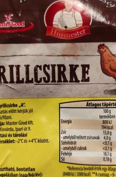 Képek - Grill csirke Húsmester