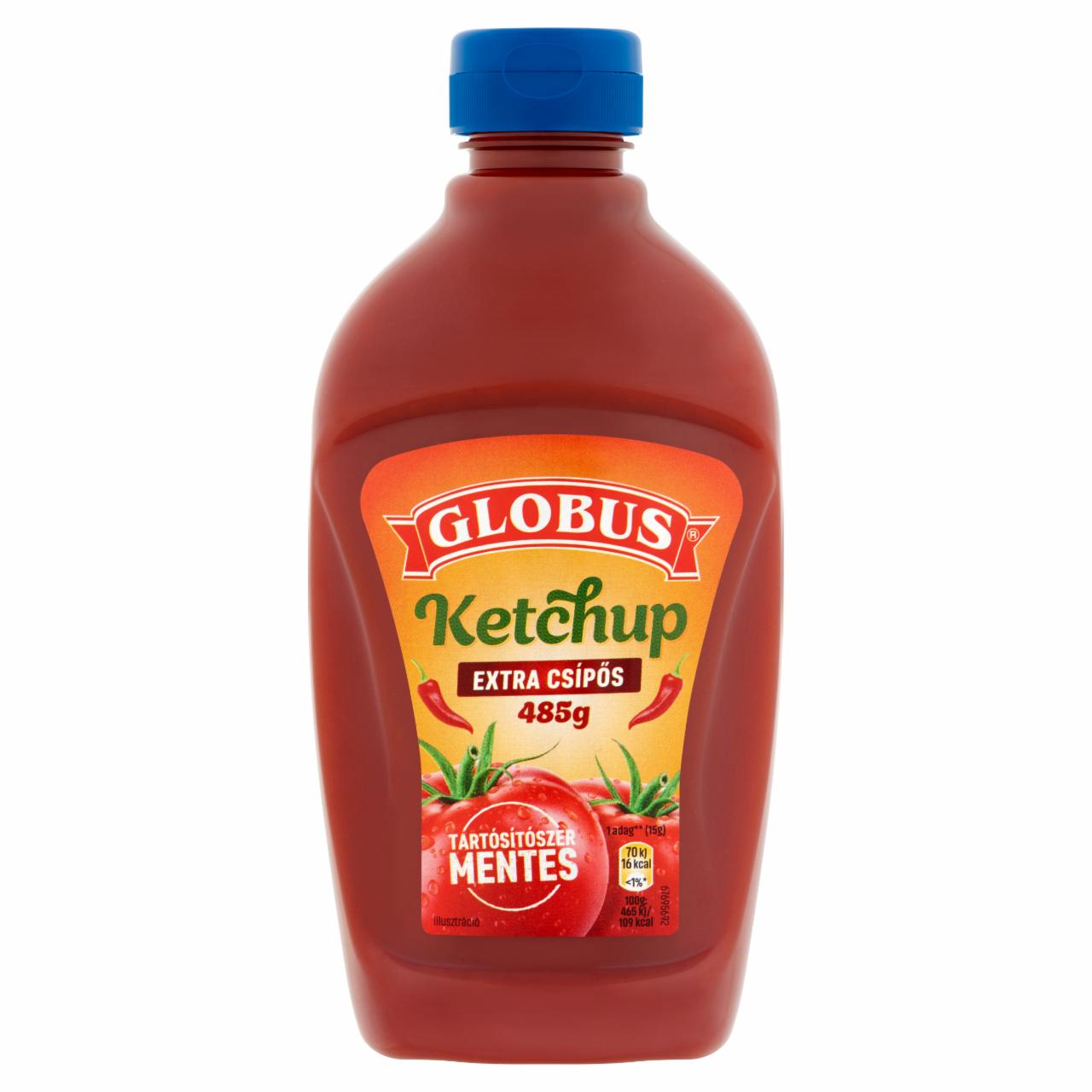 Képek - Globus extra csípős ketchup 485 g