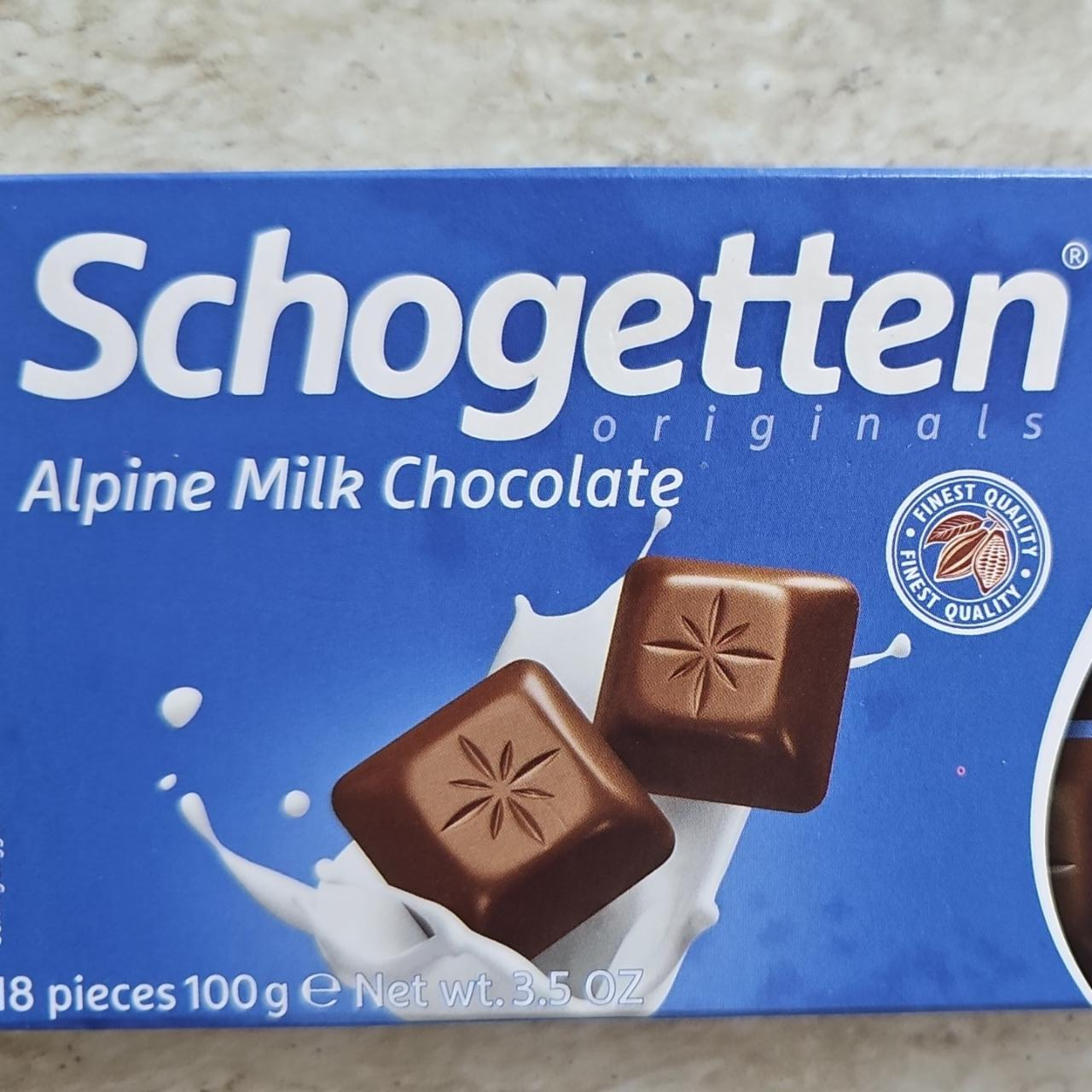 Képek - Schogetten alpesi tejcsokoládé