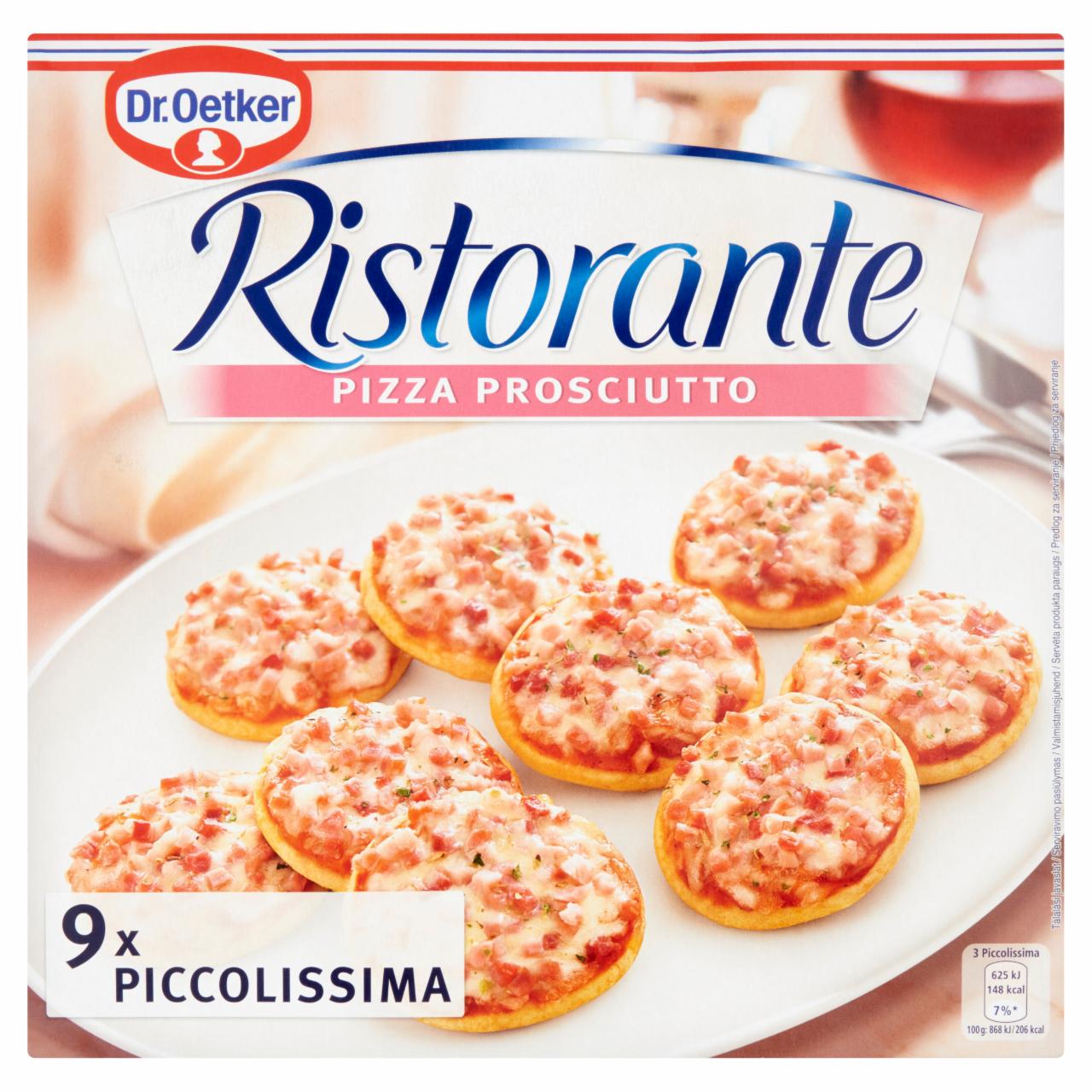 Képek - Dr. Oetker Ristorante Pizza Prosciutto gyorsfagyasztott mini pizza 216 g