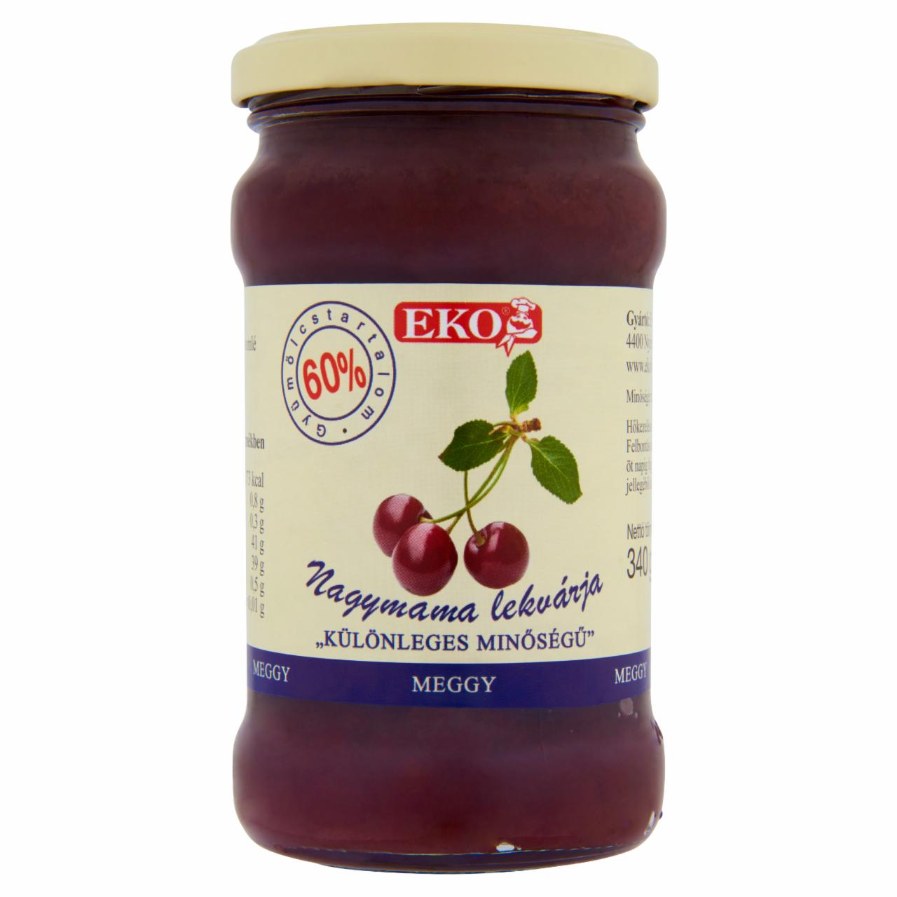 Képek - Eko Nagymama meggylekvárja 340 g