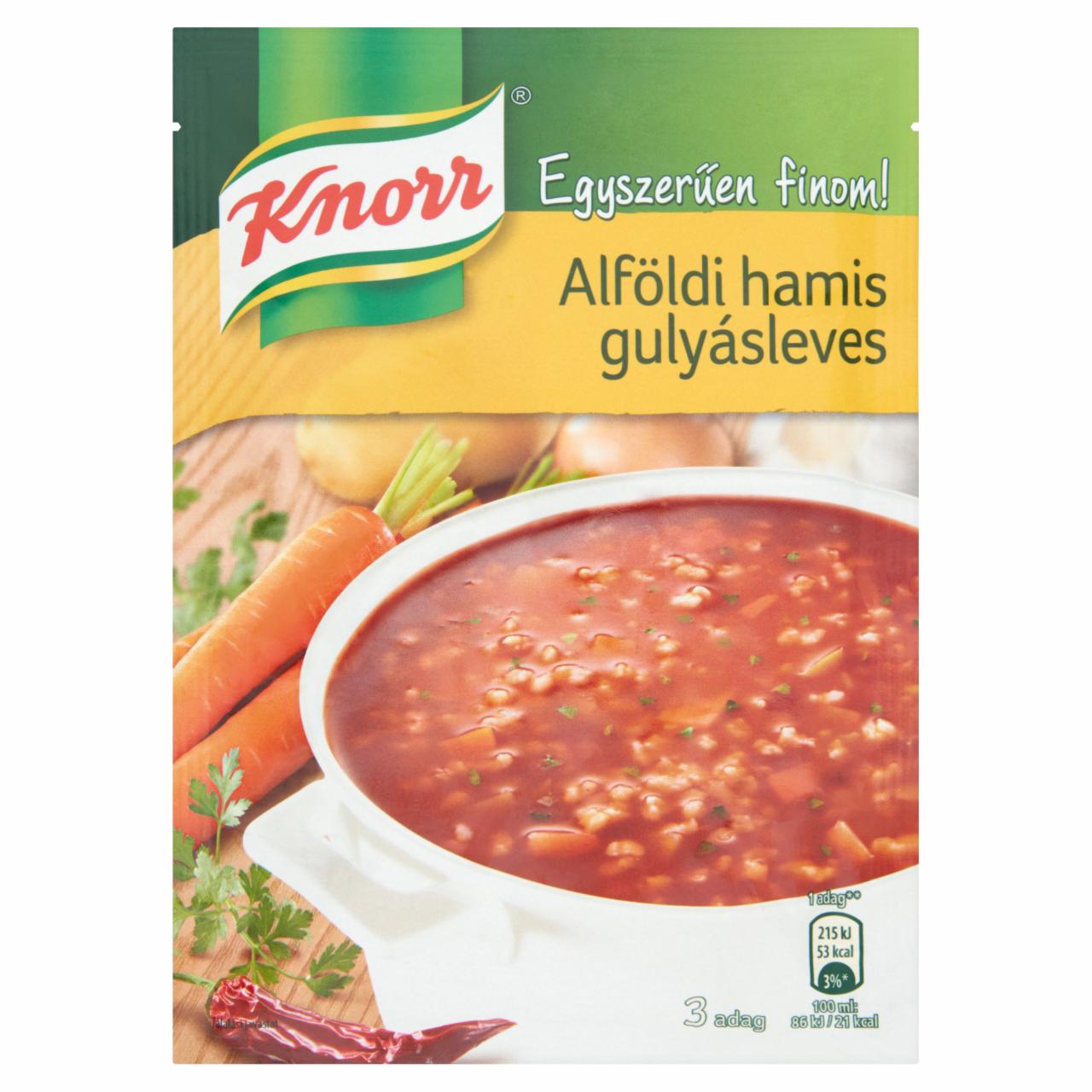 Képek - Knorr alföldi hamis gulyásleves 50 g