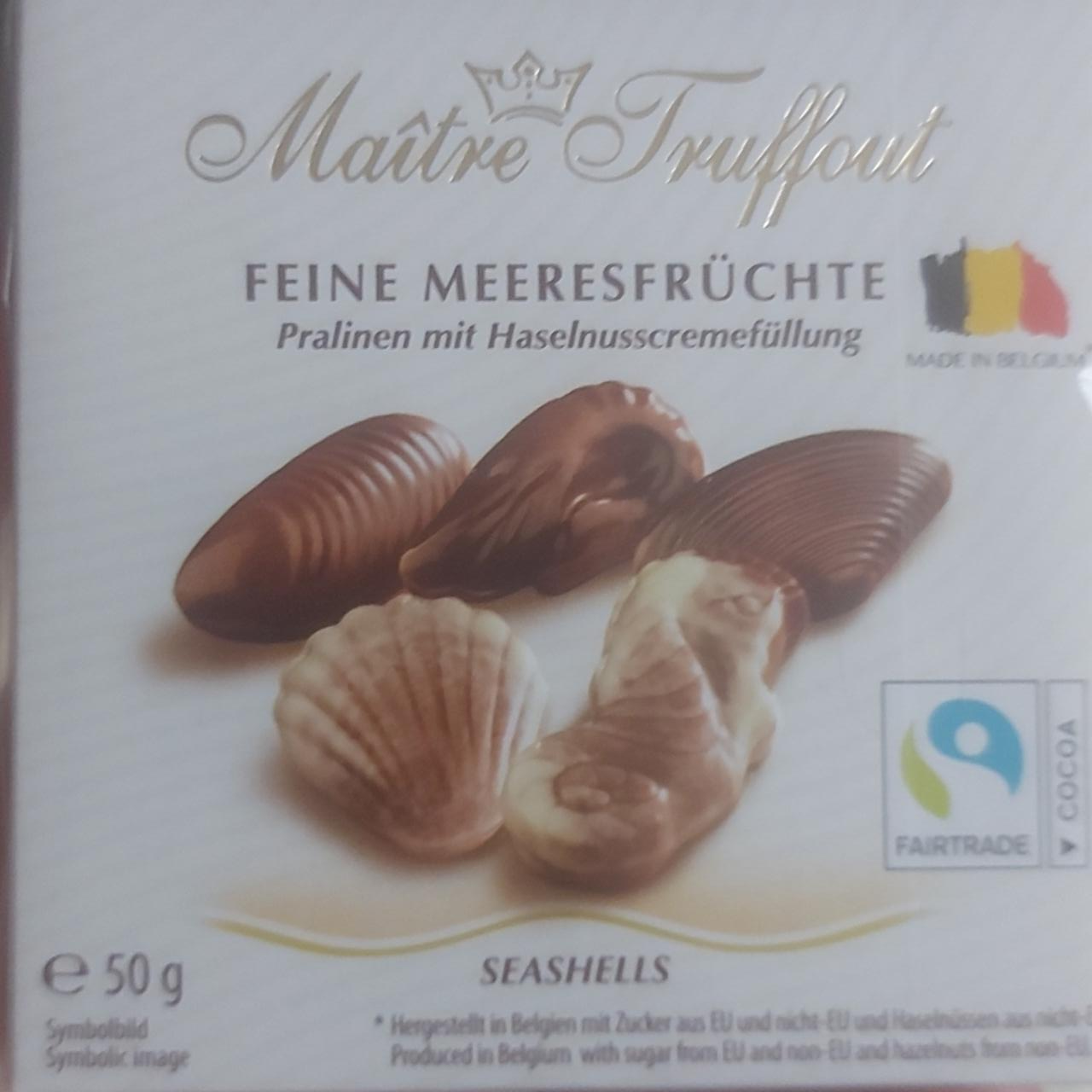 Képek - Feine meeresfrüchte Pralinen mit Haselnusscremefüllung Maître Truffout