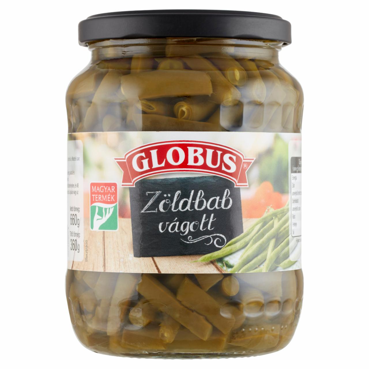 Képek - Globus vágott zöldbab 660 g