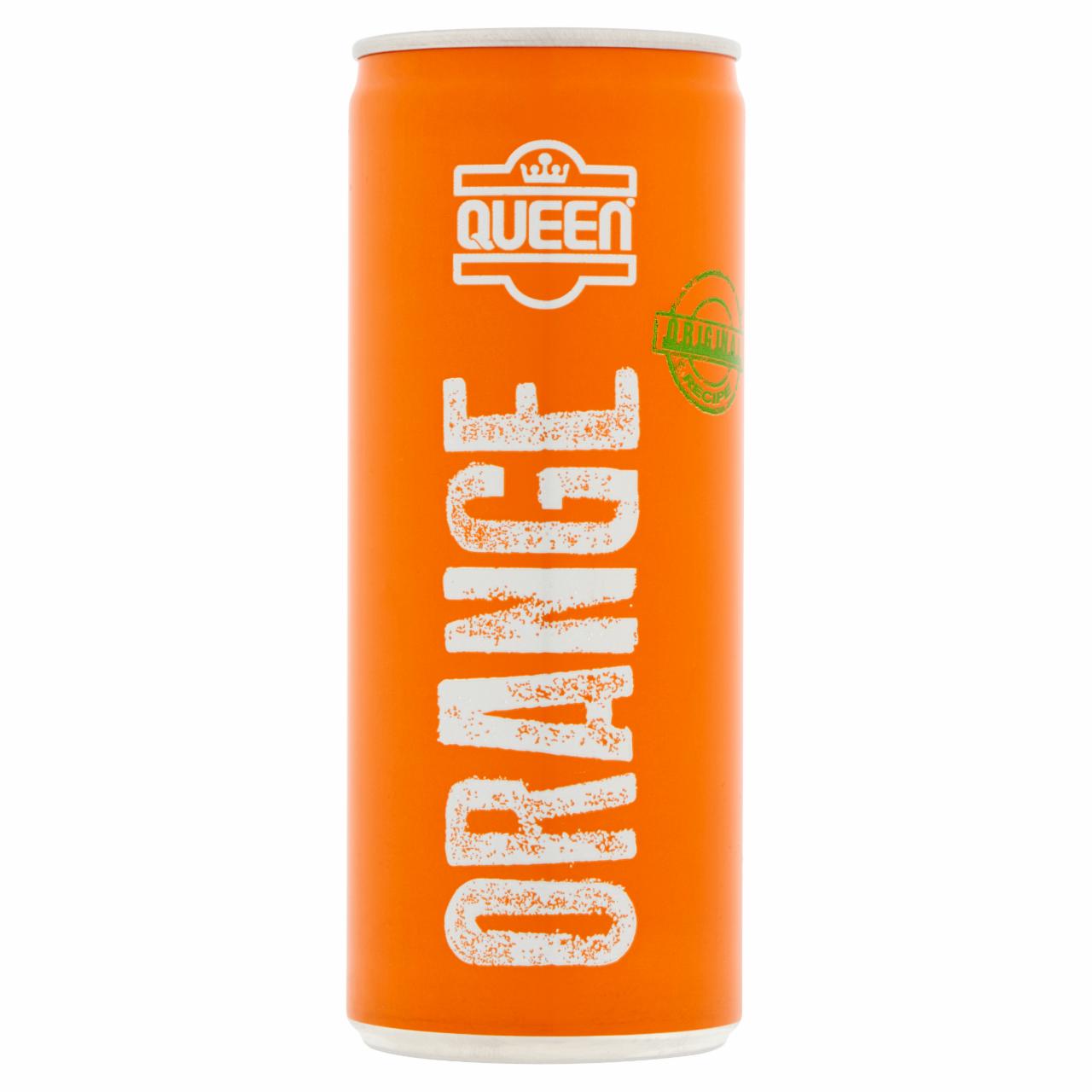 Képek - Queen narancsízű energiaszegény szénsavas üdítőital, cukorral és édesítőszerekkel 0,25 l