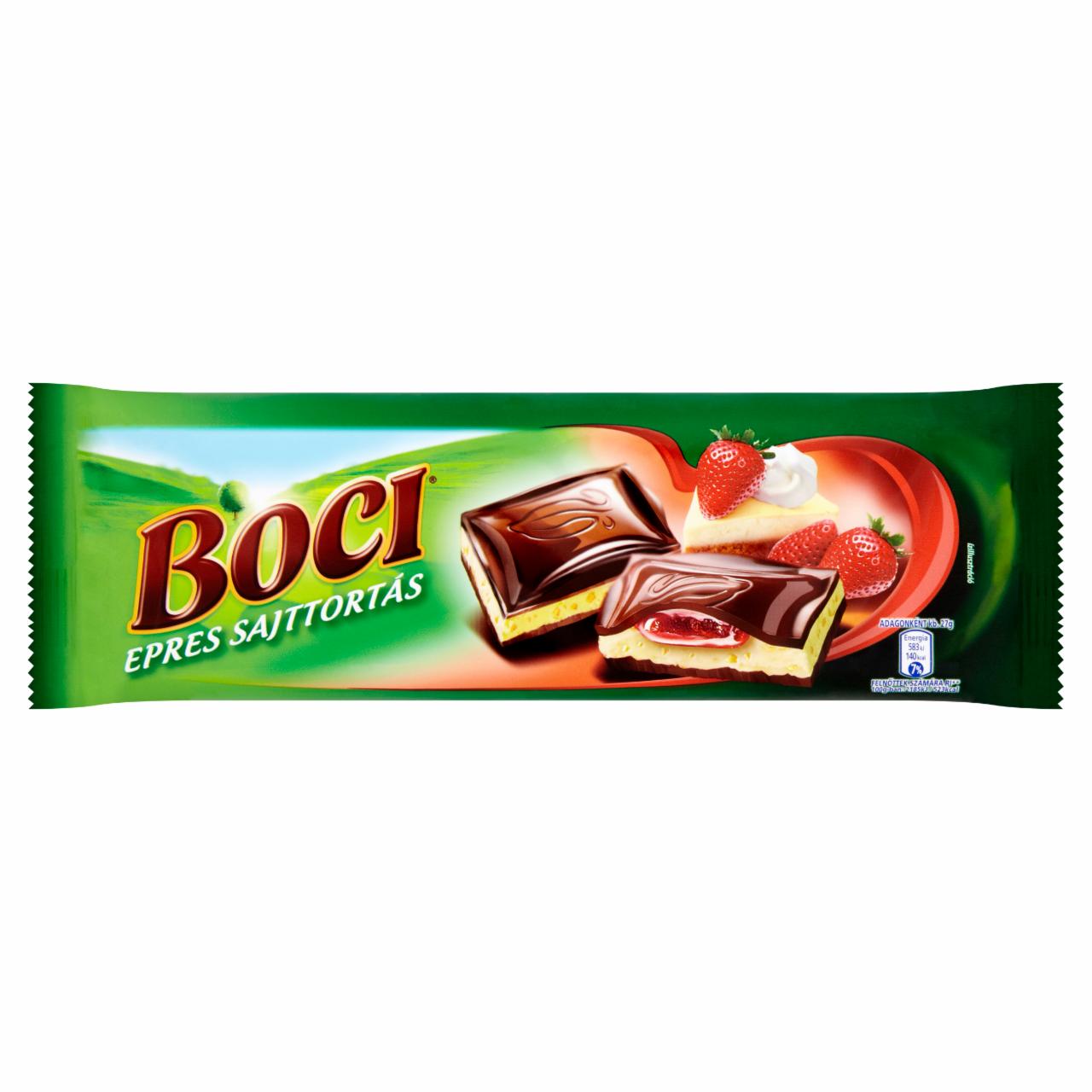 Képek - Boci epres sajttortás tejcsokoládé 240 g