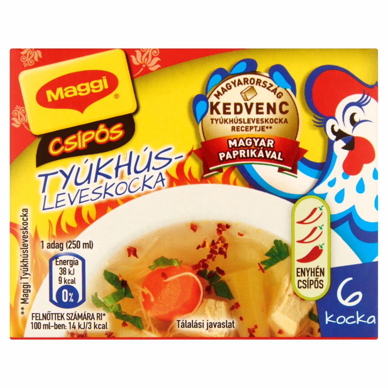 Képek - Maggi Csípős Tyúkhúsleveskocka 100 g