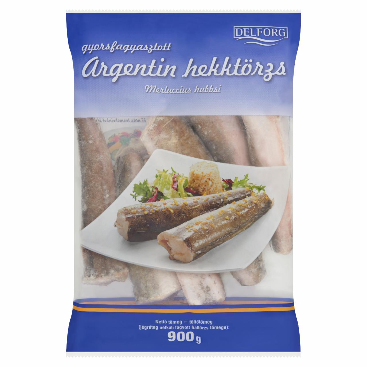 Képek - Delforg gyorsfagyasztott argentin hekktörzs 900 g