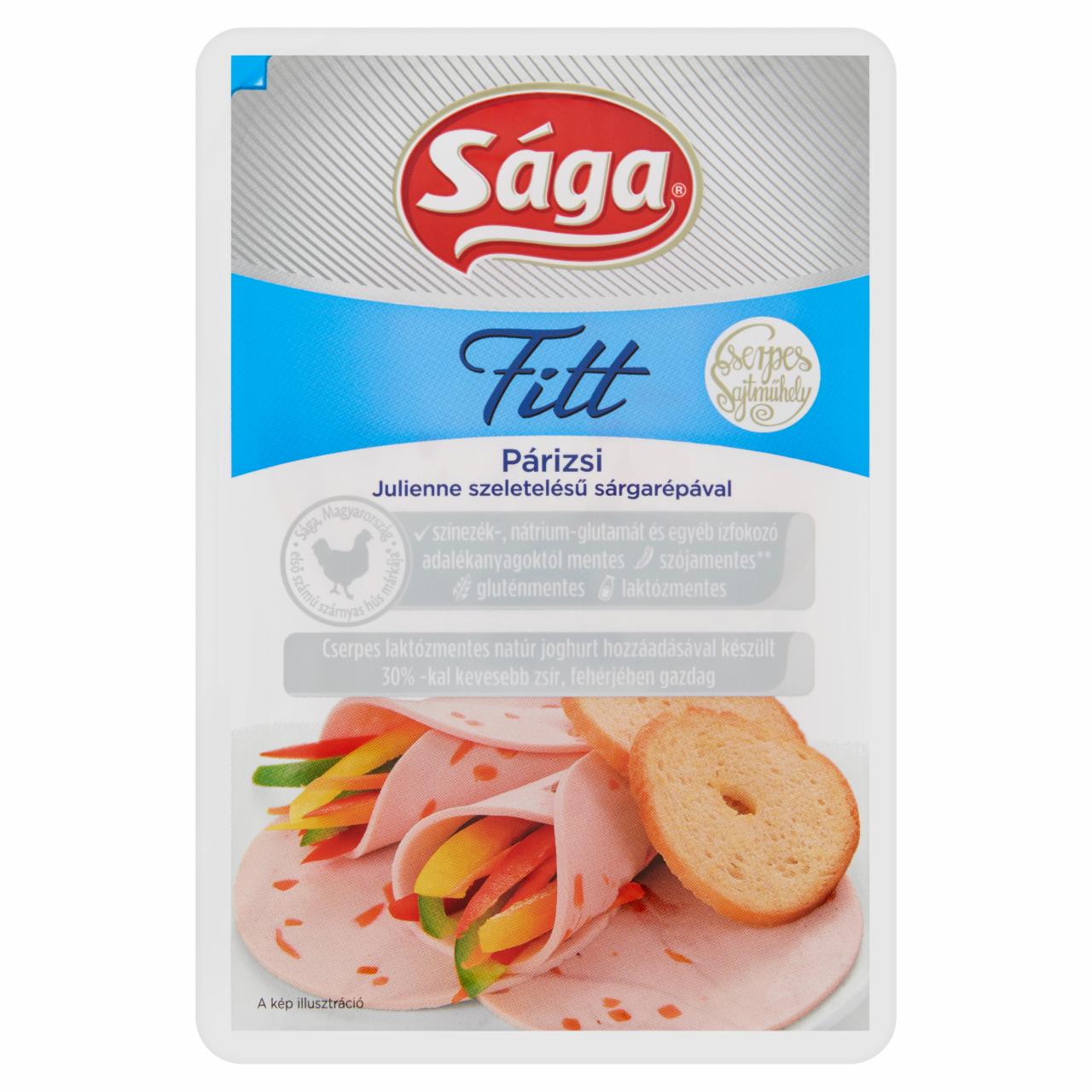 Képek - Sága Fitt csirkepárizsi Julienne szeletelésű sárgarépával 90 g