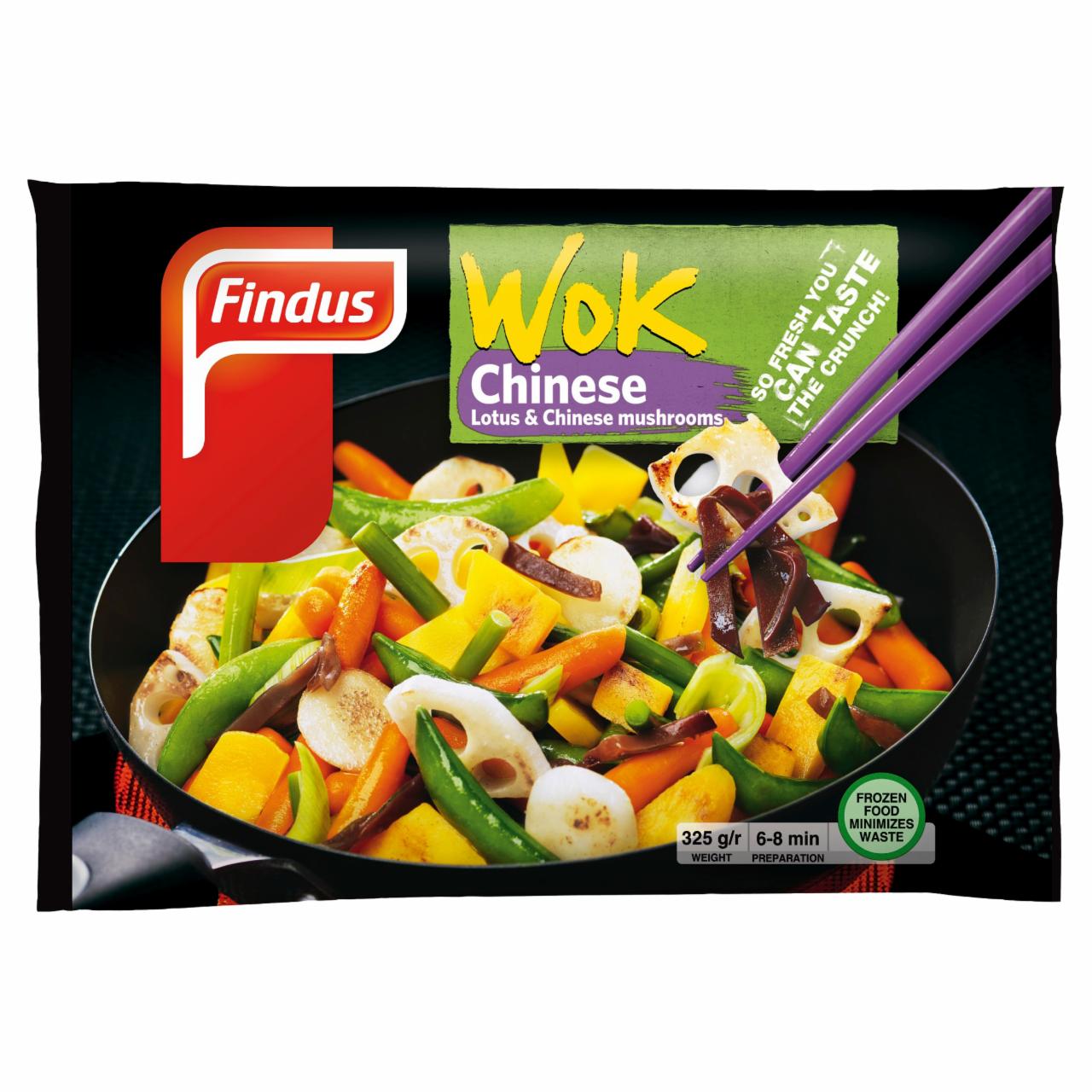 Képek - Findus Wok Chinese ízesített, fagyasztott zöldségkeverék 325 g
