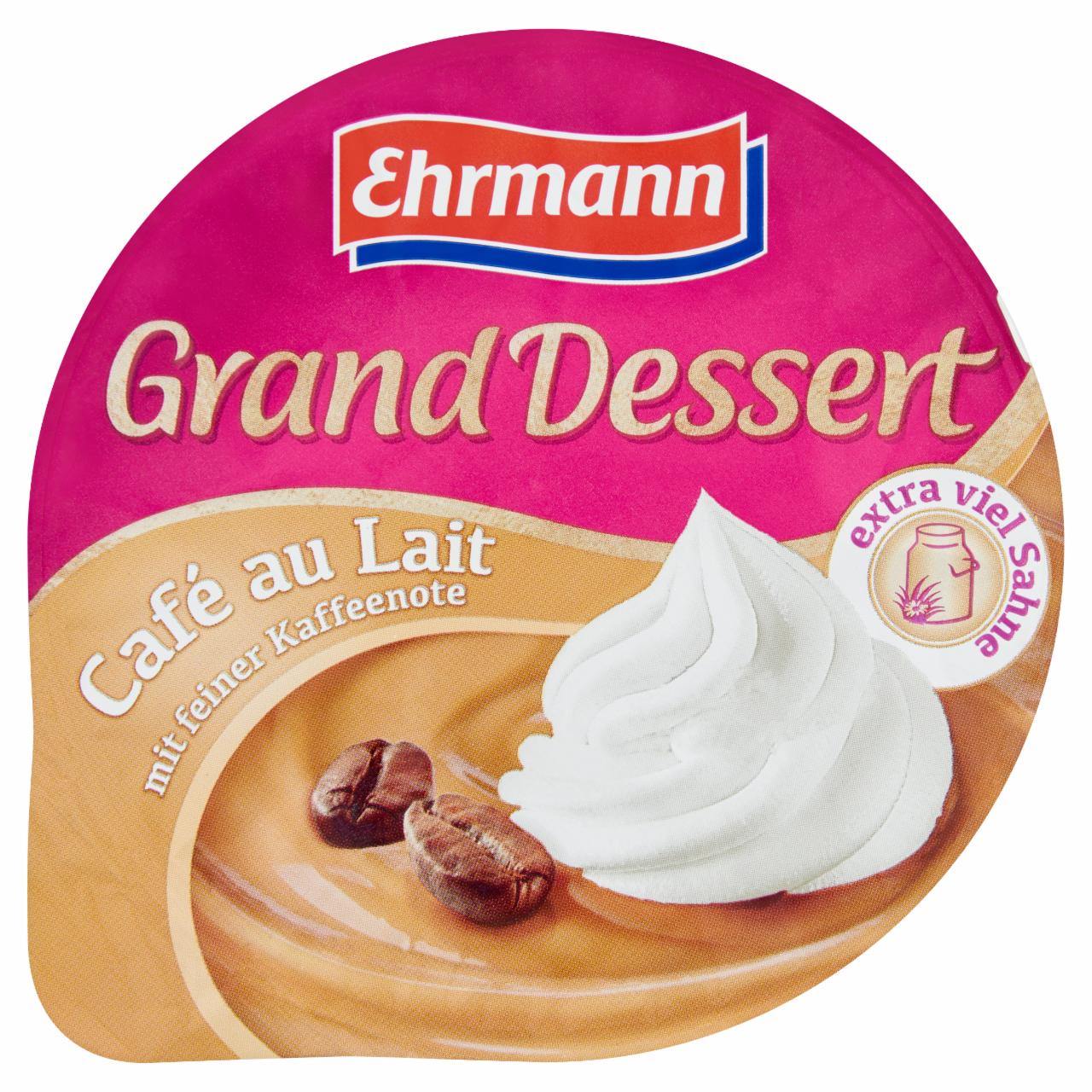Képek - Ehrmann Grand Dessert kávé ízű puding tejszínhabbal 190 g