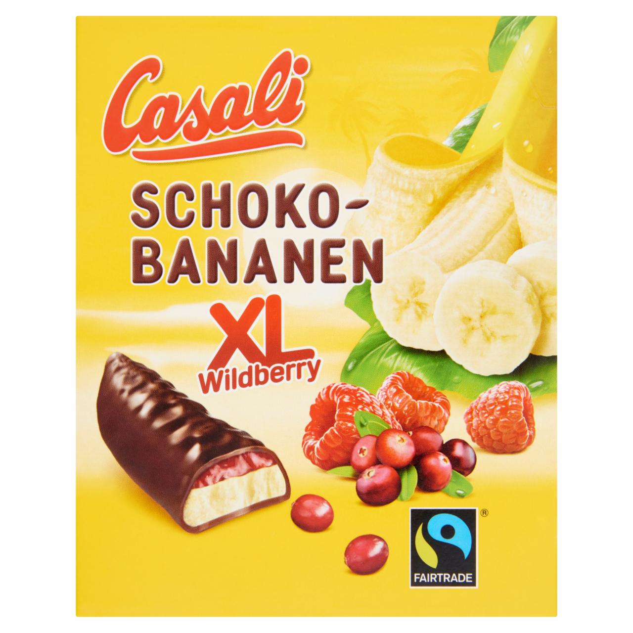 Képek - Casali XL csokoládéba mártott habosított banánkrém gyümölcszselével 140 g