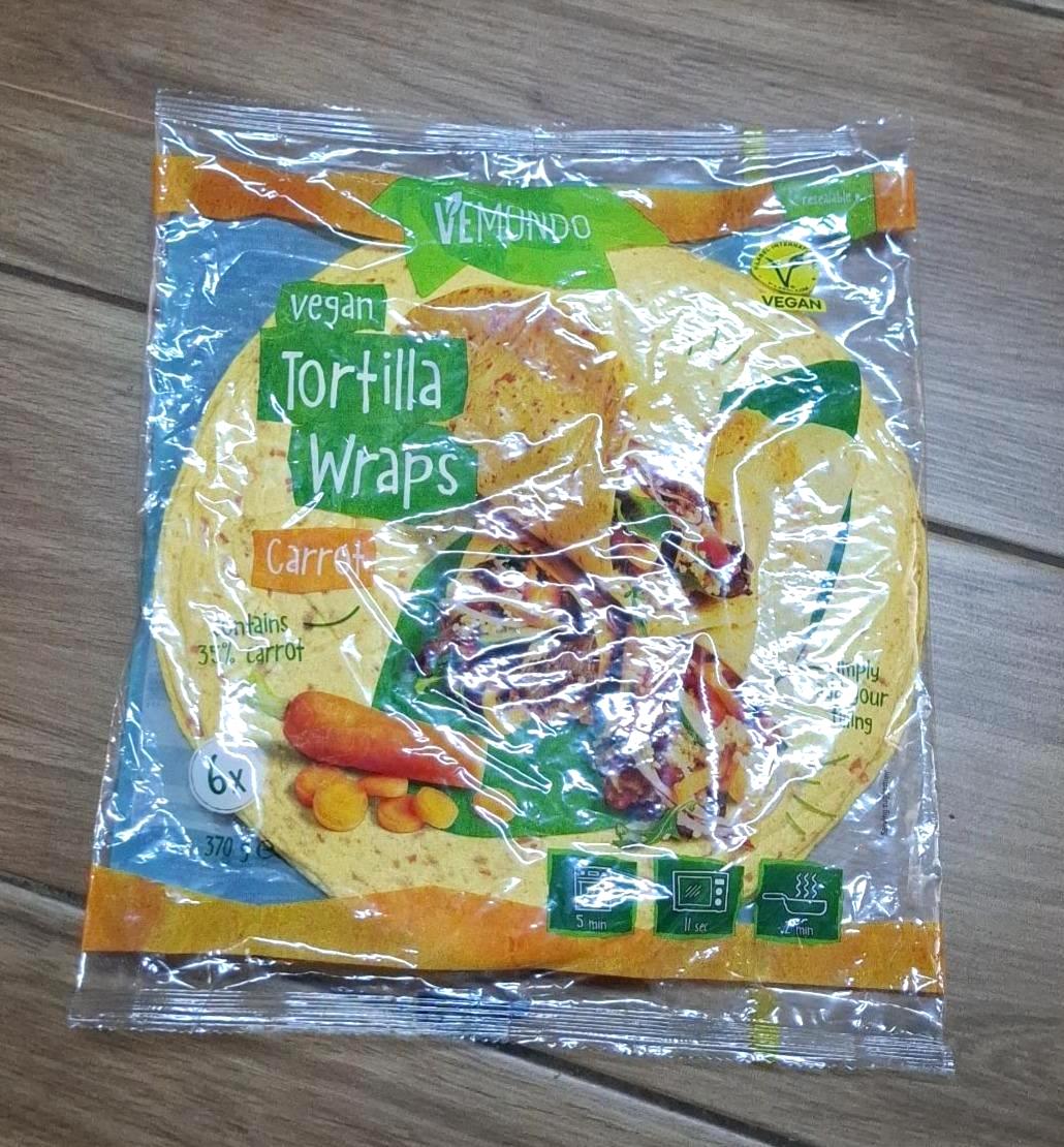Képek - Vegan tortilla wraps carrot Vemondo