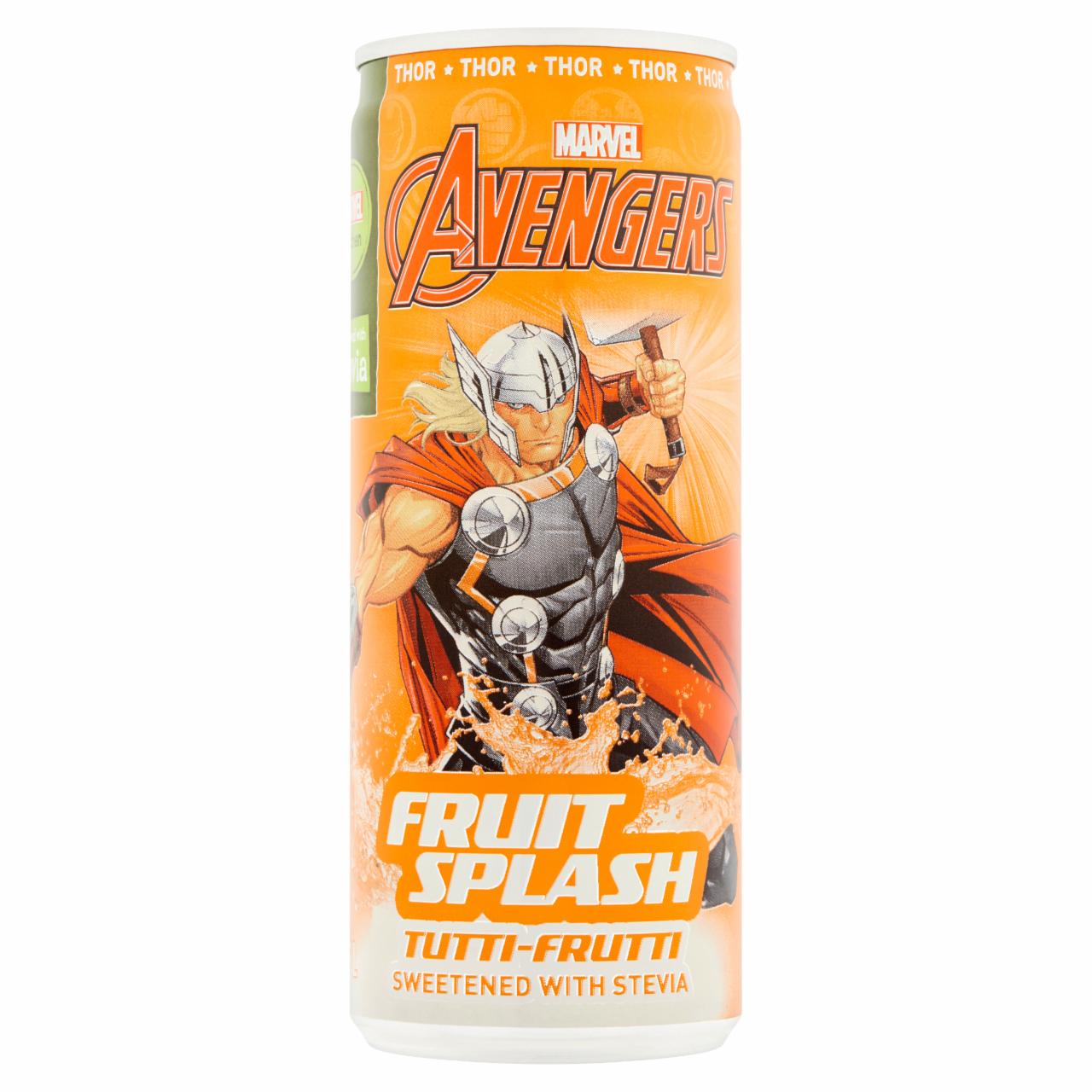Képek - Avengers Thor tutti-frutti ízű enyhén szénsavas üdítőital édesítőszerekkel 0,25 l