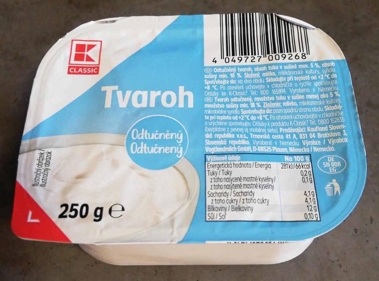 Képek - Tvaroh odtučněný K-Classic