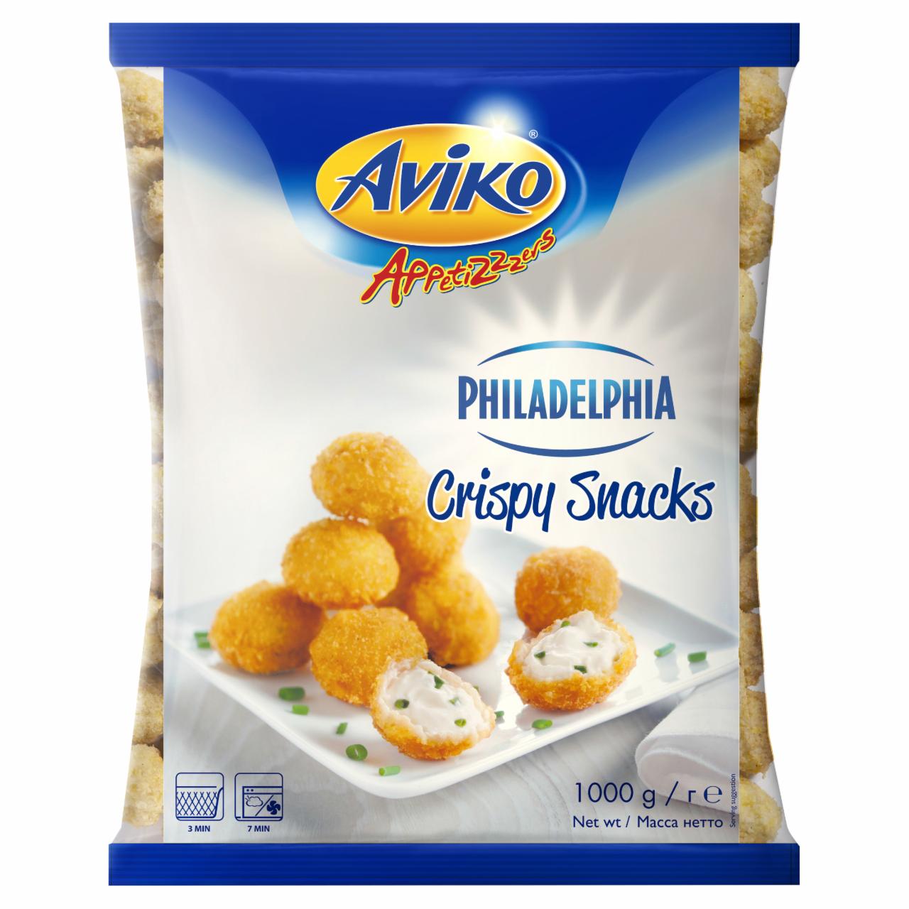 Képek - Aviko Appetizzzers elősütött és gyorsfagyasztott Philadelphia krémsajtfalatok metélőhagymával 1000 g